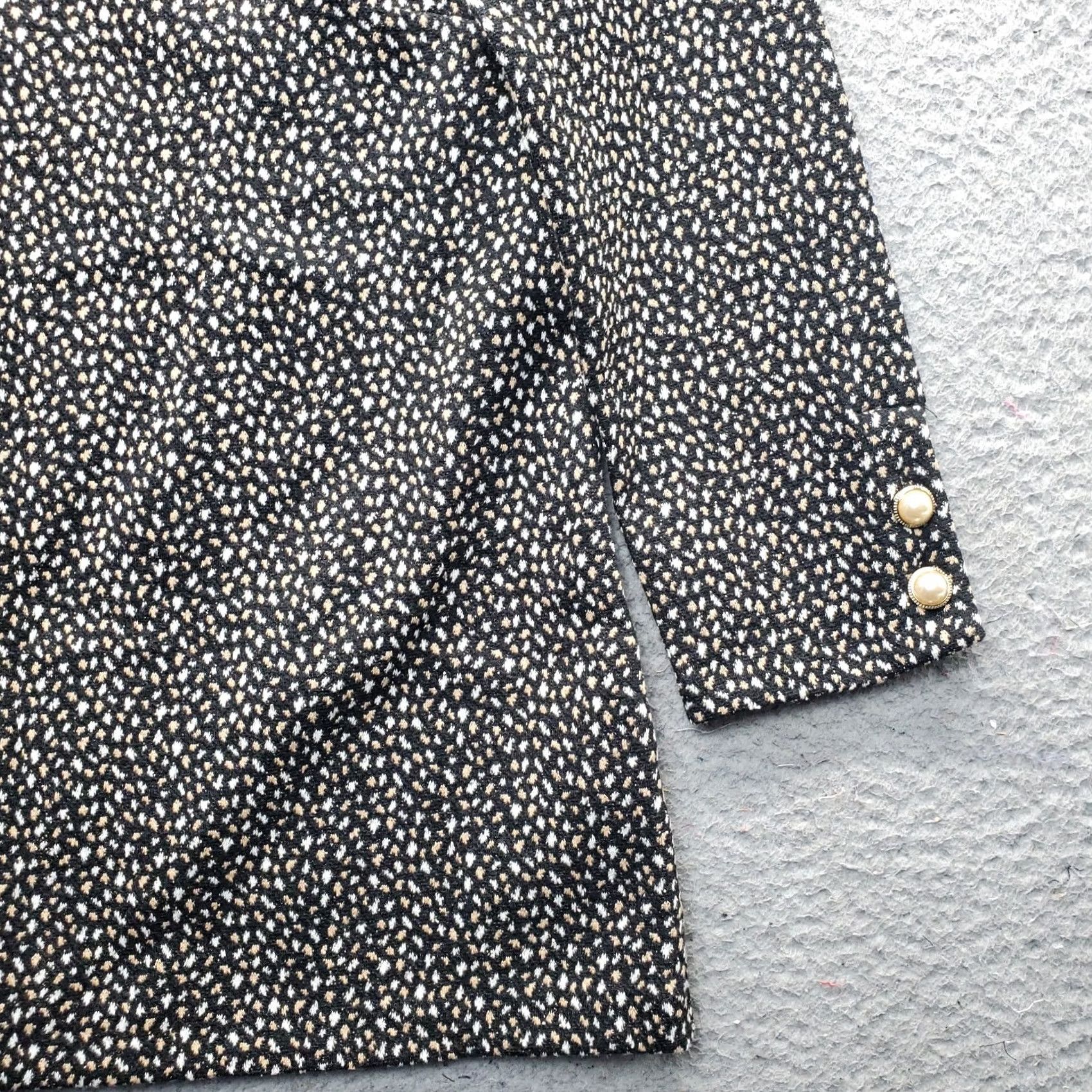 Talbots Talbots Blouse Womens Petite Small Multicolor Polka Dot Cotton Sailor Cuff Button Size S / US 4 / IT 40 - 6 Thumbnail