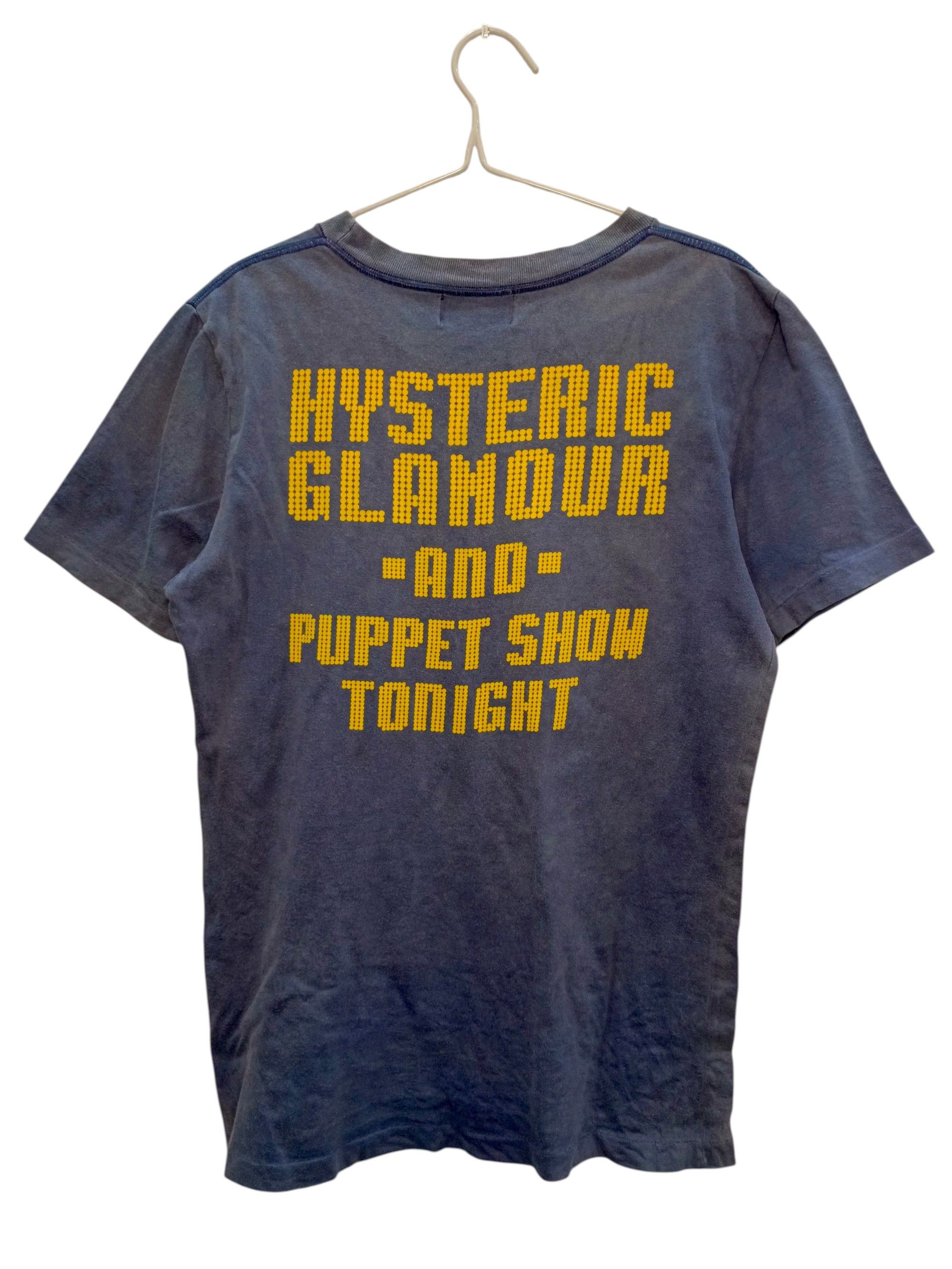 Hysteric Glamour Vintage 90s H.Glamour And The Puppet Show Faded T-Shirt Size US M / EU 48-50 / 2 - 4 Thumbnail
