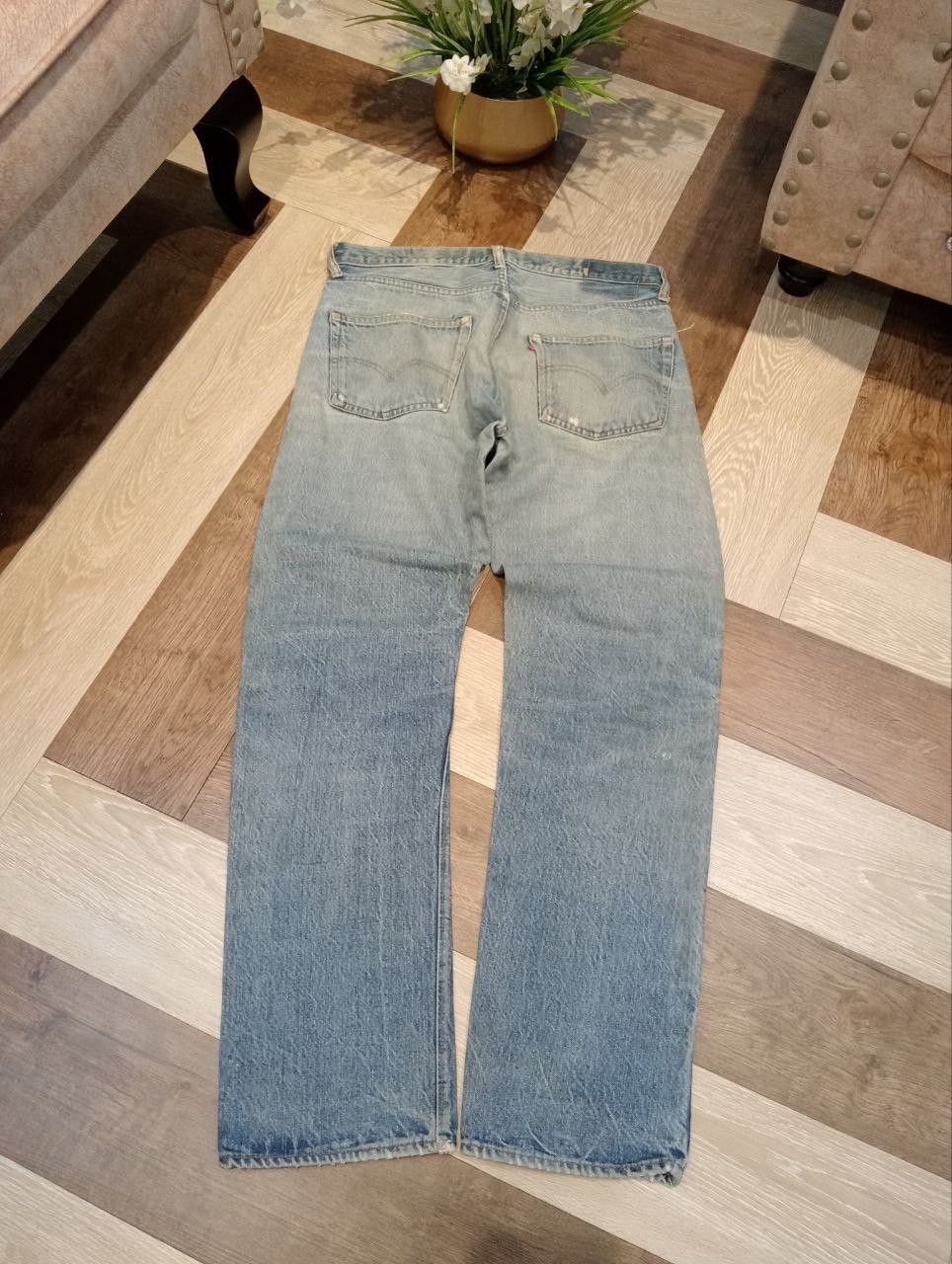 Levi's LEVI'S VINTAGE 501 REDLINE TOP #6 SELVEDGE DISTRESSED DENIM Size US 34 / EU 50 - 12 Thumbnail