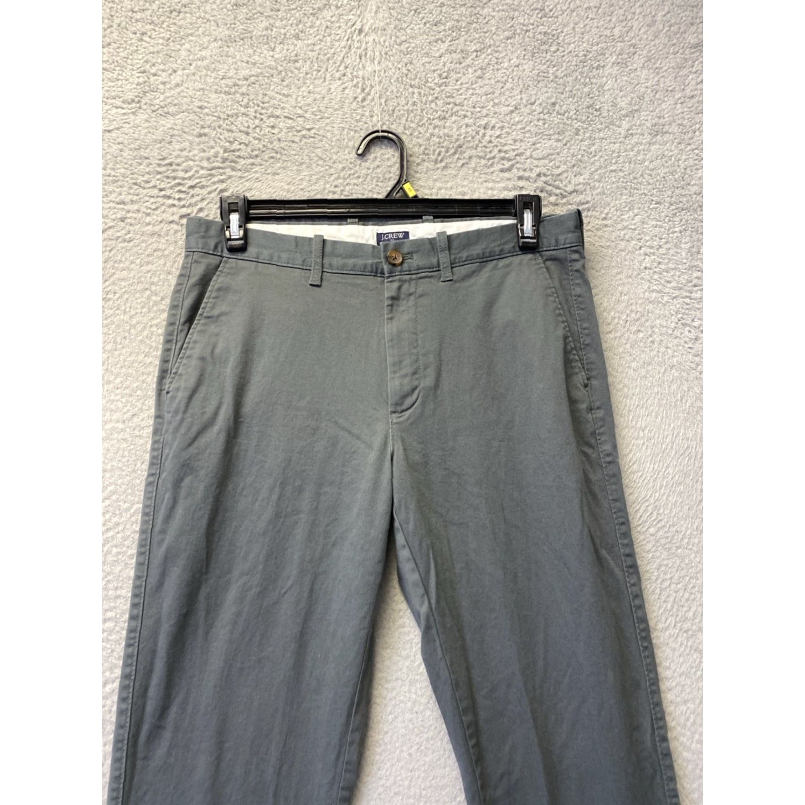 J.Crew J.Crew Chino Pants 32x34 GRAY Cotton Straight Leg /0605 Size US 32 / EU 48 - 2 Thumbnail