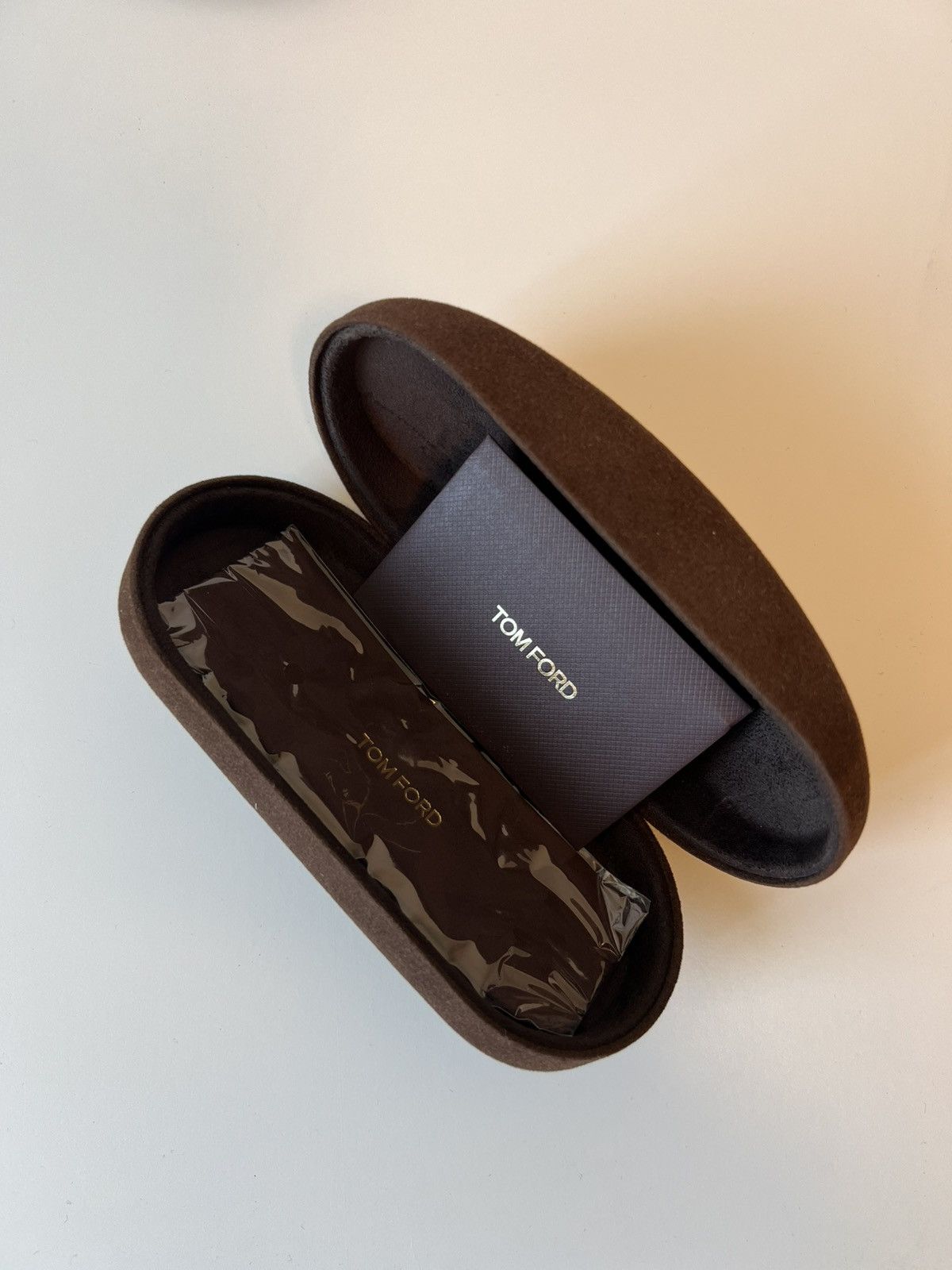 TOM FORD Brown Sunglasses Case One Size Tom Ford Brown Eyeglass Case New | Mercari main image 4
