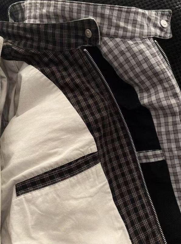 Vintage Beige Canvas Plaid Lined Work Jacket Size US M / EU 48-50 / 2 - 3 Thumbnail