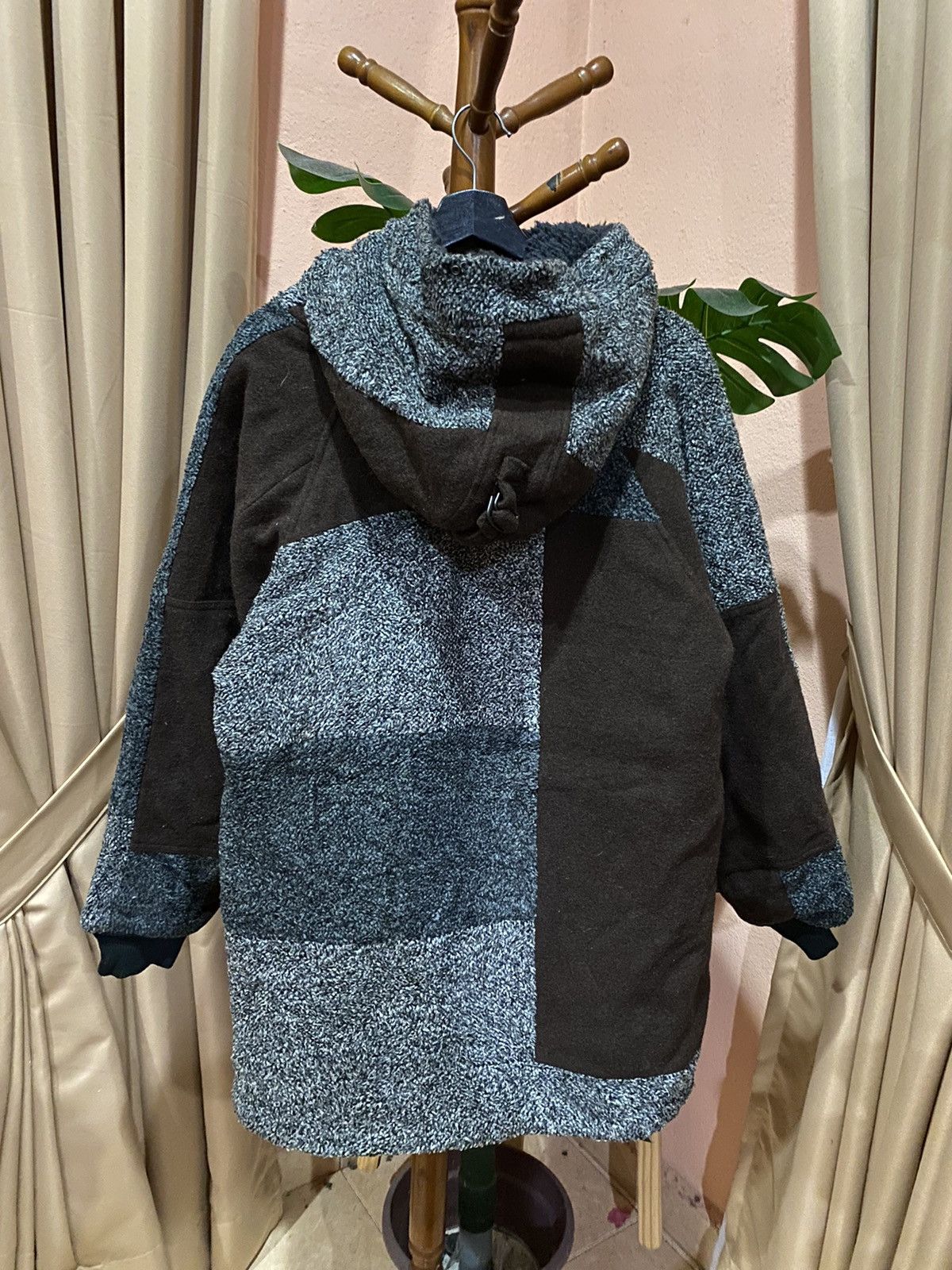If Six Was Nine Hex Antistyle Patchwork Wool Jacket Avant-Garde Winter Coat Size US M / EU 48-50 / 2 - 6 Thumbnail