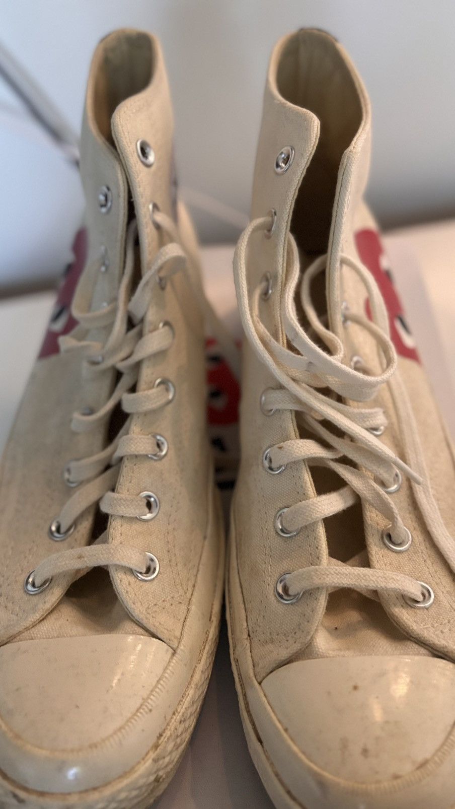 Comme des Garcons PLAY × Converse Converse X Comme des Garçons Play Size US 12 / EU 45 - 8 Thumbnail
