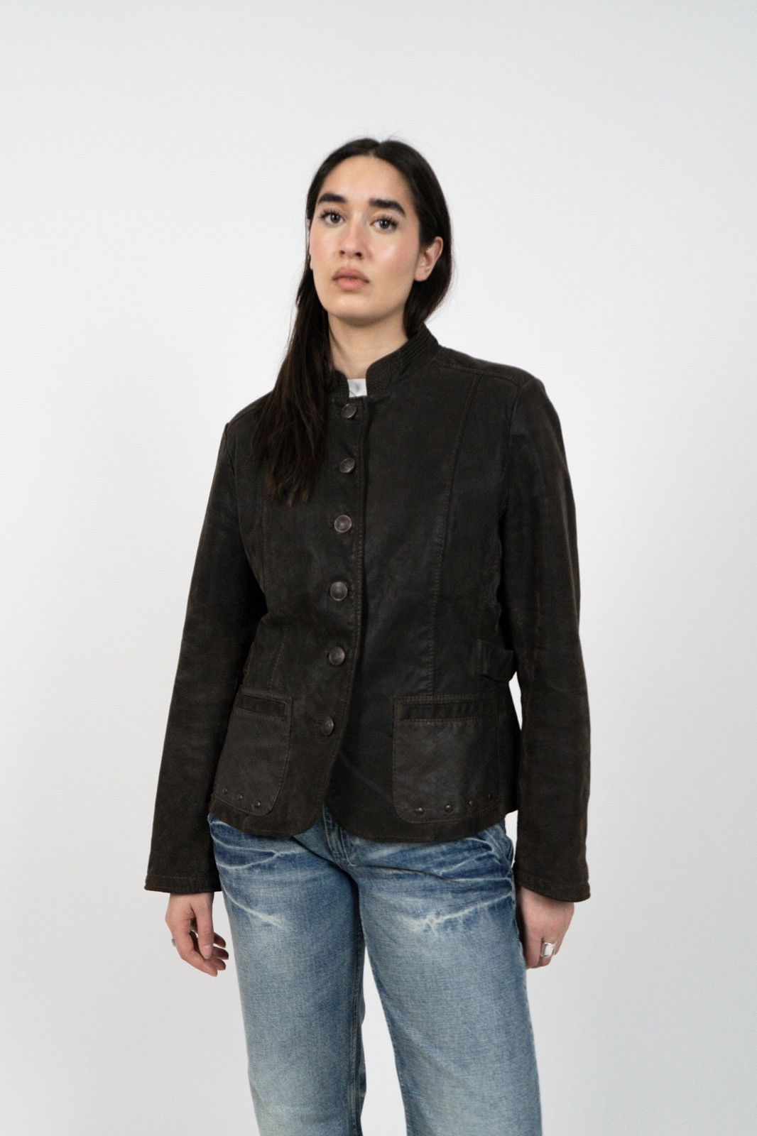 Vintage Vintage Leather Jacket Size M / US 6-8 / IT 42-44 - 2 Thumbnail