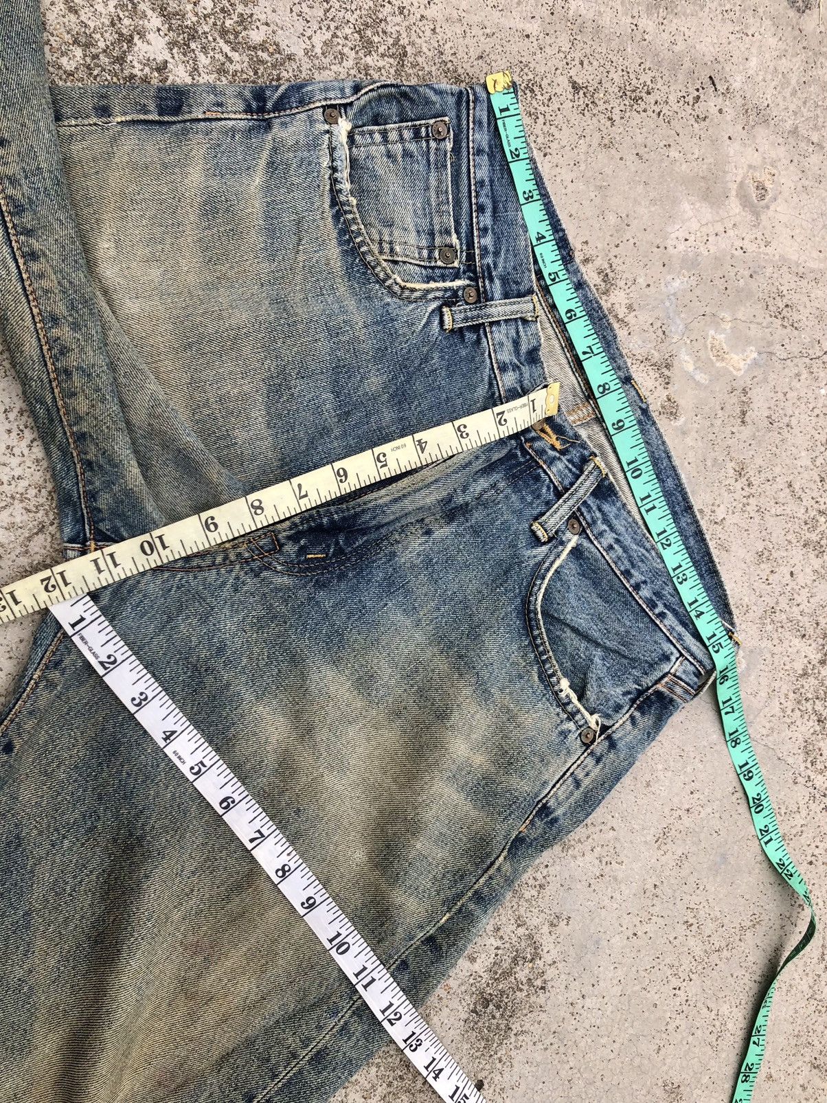 Edwin RUSTY DIRTY WIDE LEG SELVEDGE JEANS BY EDWIN Size US 31 - 13 Thumbnail