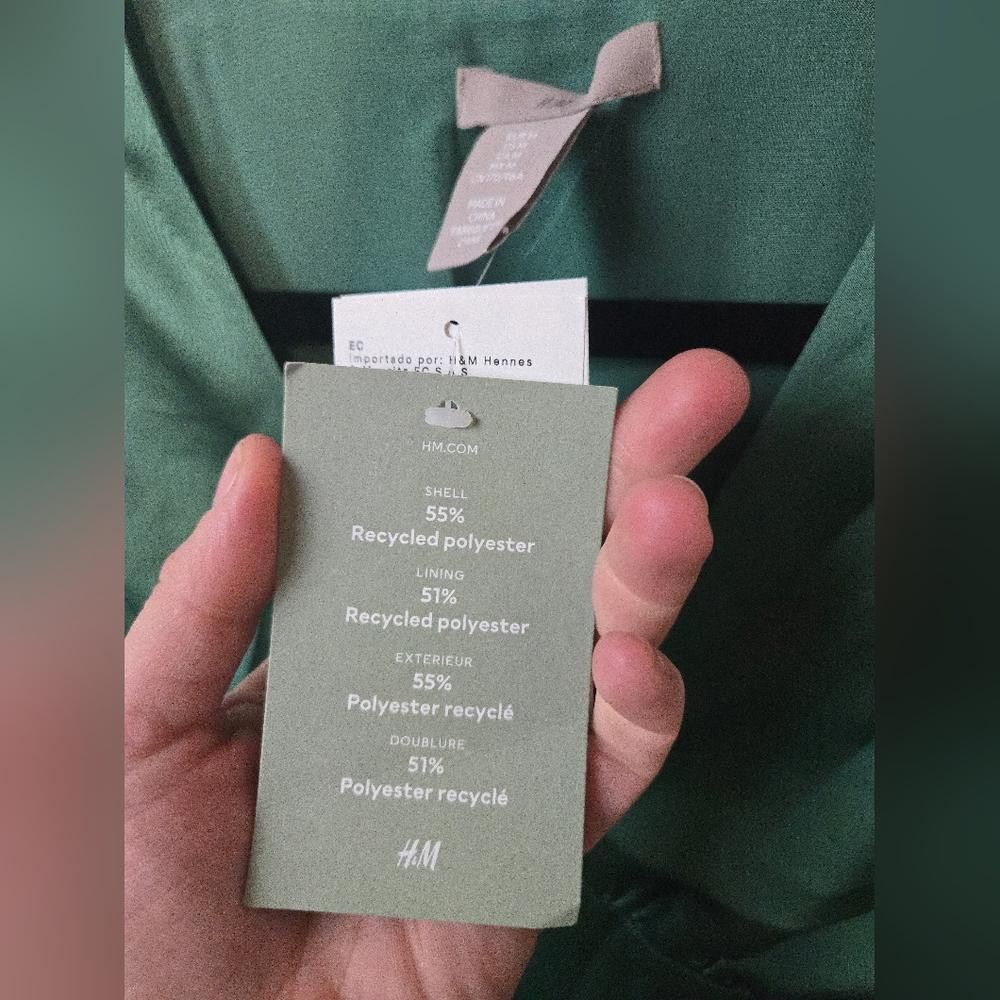H&M H&M Elegant Green Dress Size M / US 6-8 / IT 42-44 - 6 Thumbnail