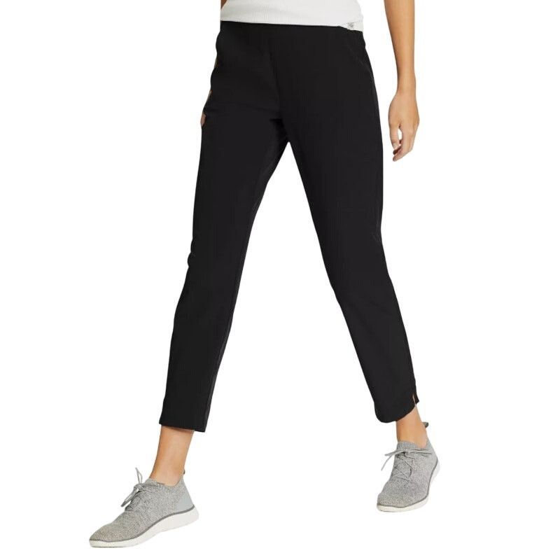 Eddie Bauer Eddie Baur Womens Black Traveler Ankle Pants UPF 50+ XXL Size 33" - 1 Thumbnail