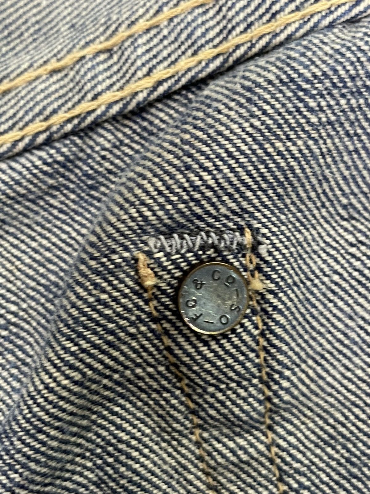Full Count & Co. Vintage Full Count Selvedge Denim Size US 30 / EU 46 - 21 Thumbnail