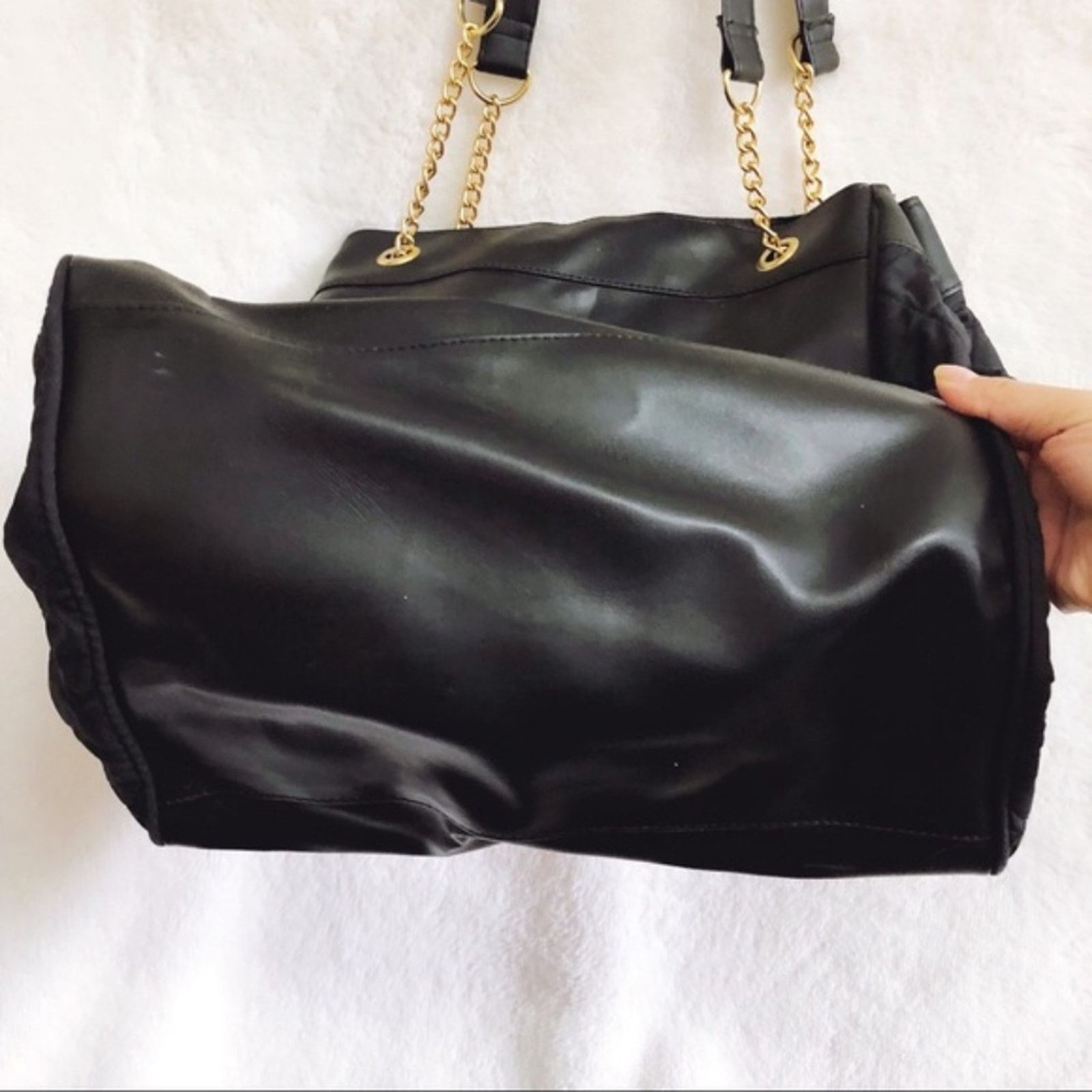 Other Lancôme Black Gold Chain Shoulder Clasp Bag Size ONE SIZE - 8 Thumbnail