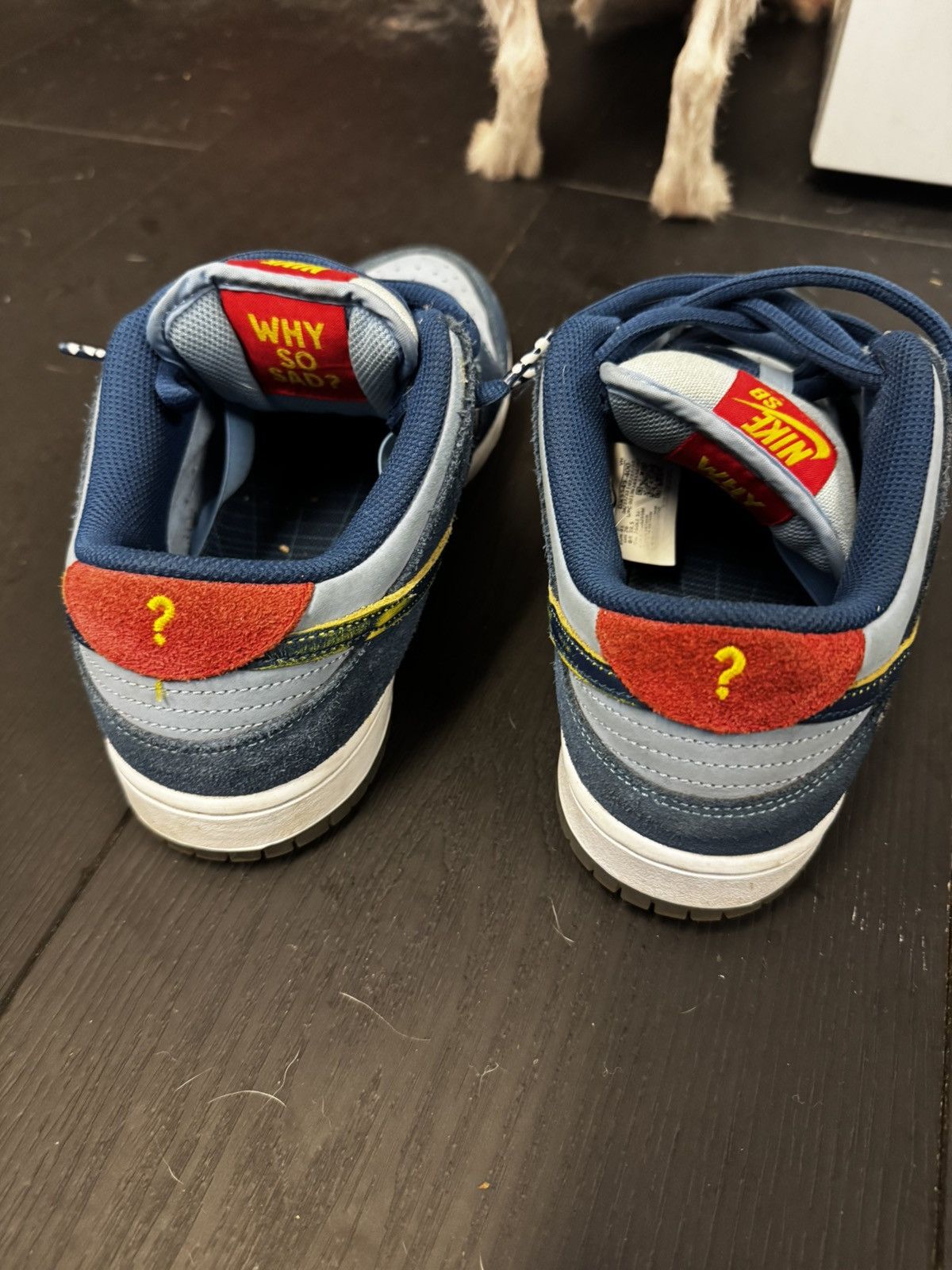 Nike SB Nike SB Dunk Low “Why So Sad?” Size US 8 / EU 41 - 3 Thumbnail