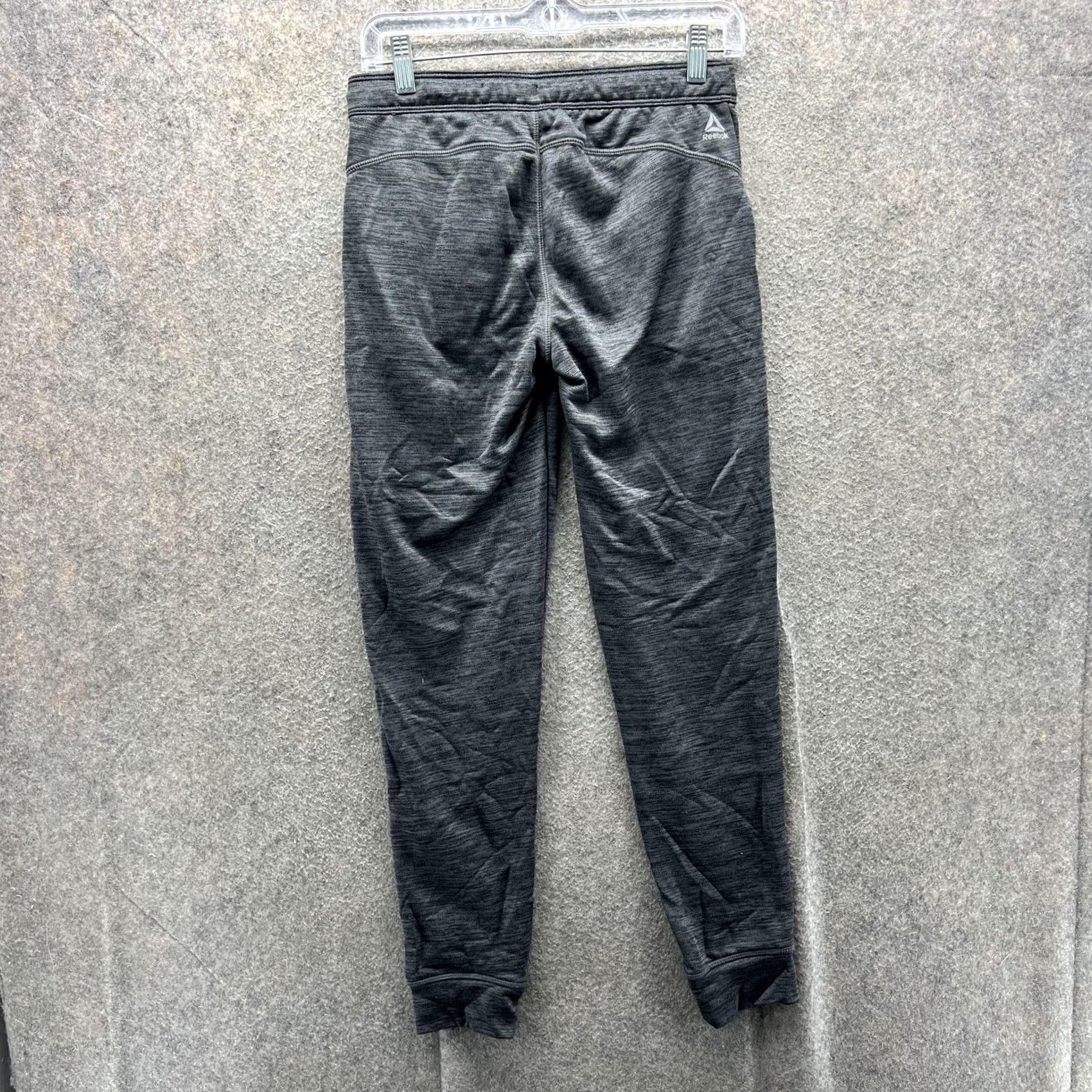 Reebok Reebok Jogger Pants Womens XS Gray Heather Knit Elastic Waist Cuffed Athletic Size 26" / US 2 / IT 38 - 2 Thumbnail