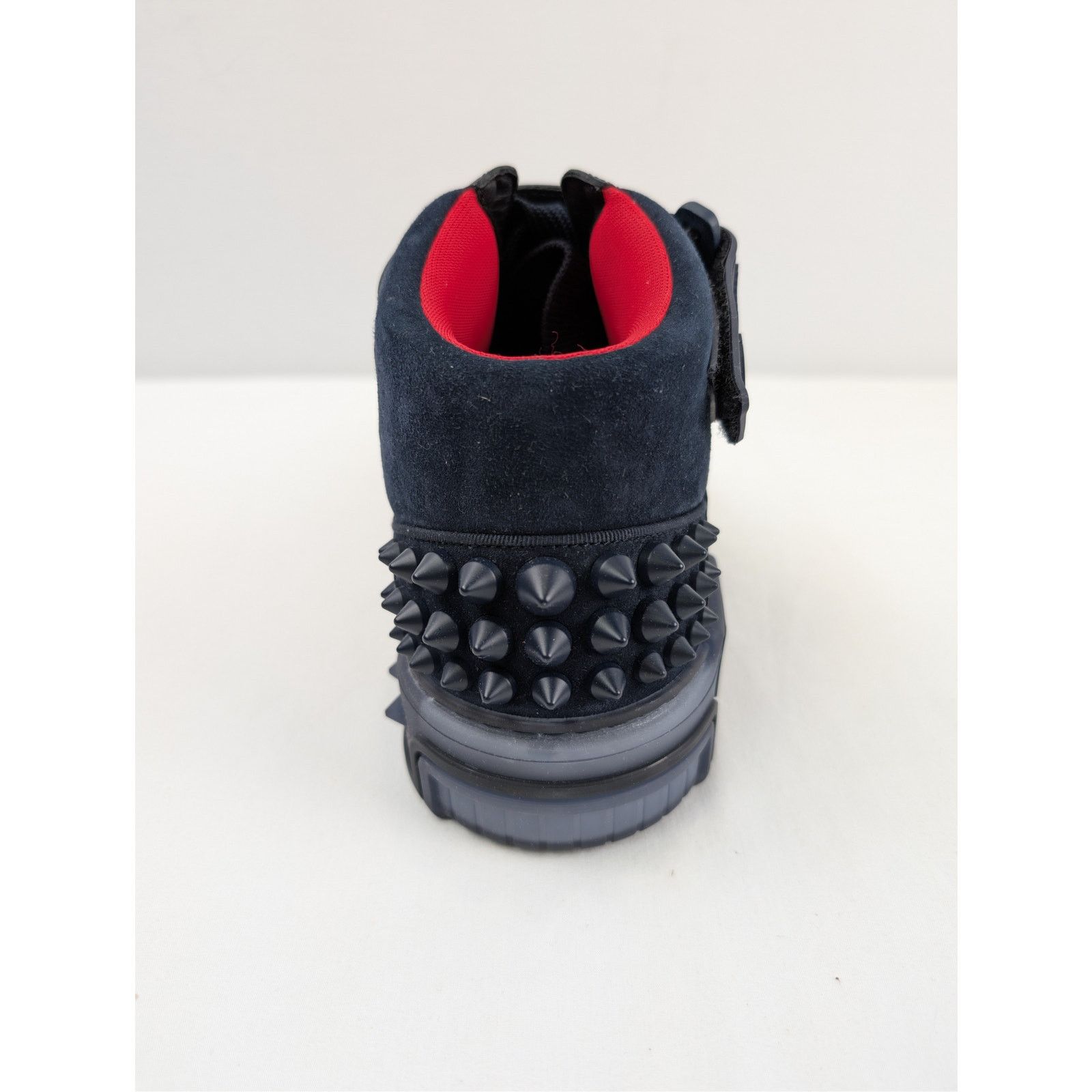 Christian Louboutin o1rshd1 Astroloubi Mid Flat Sneakers in Marine Blue Size US 9.5 / EU 42-43 - 17 Thumbnail