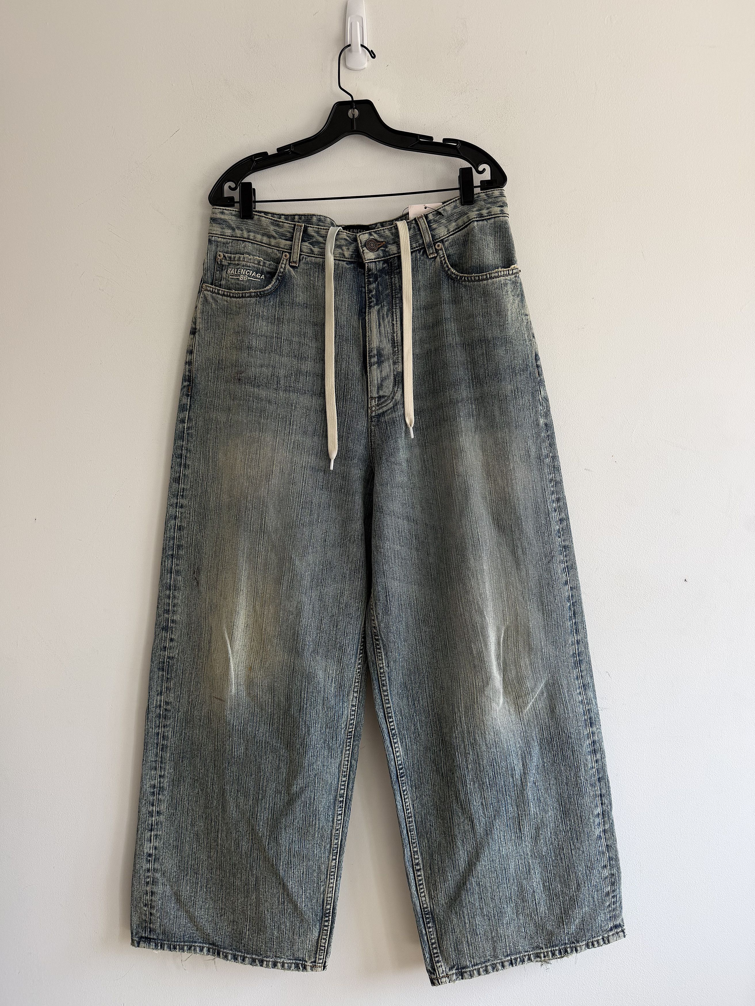 Balenciaga Fall 24 fifty-fifty 50-50 Hybrid Jeans