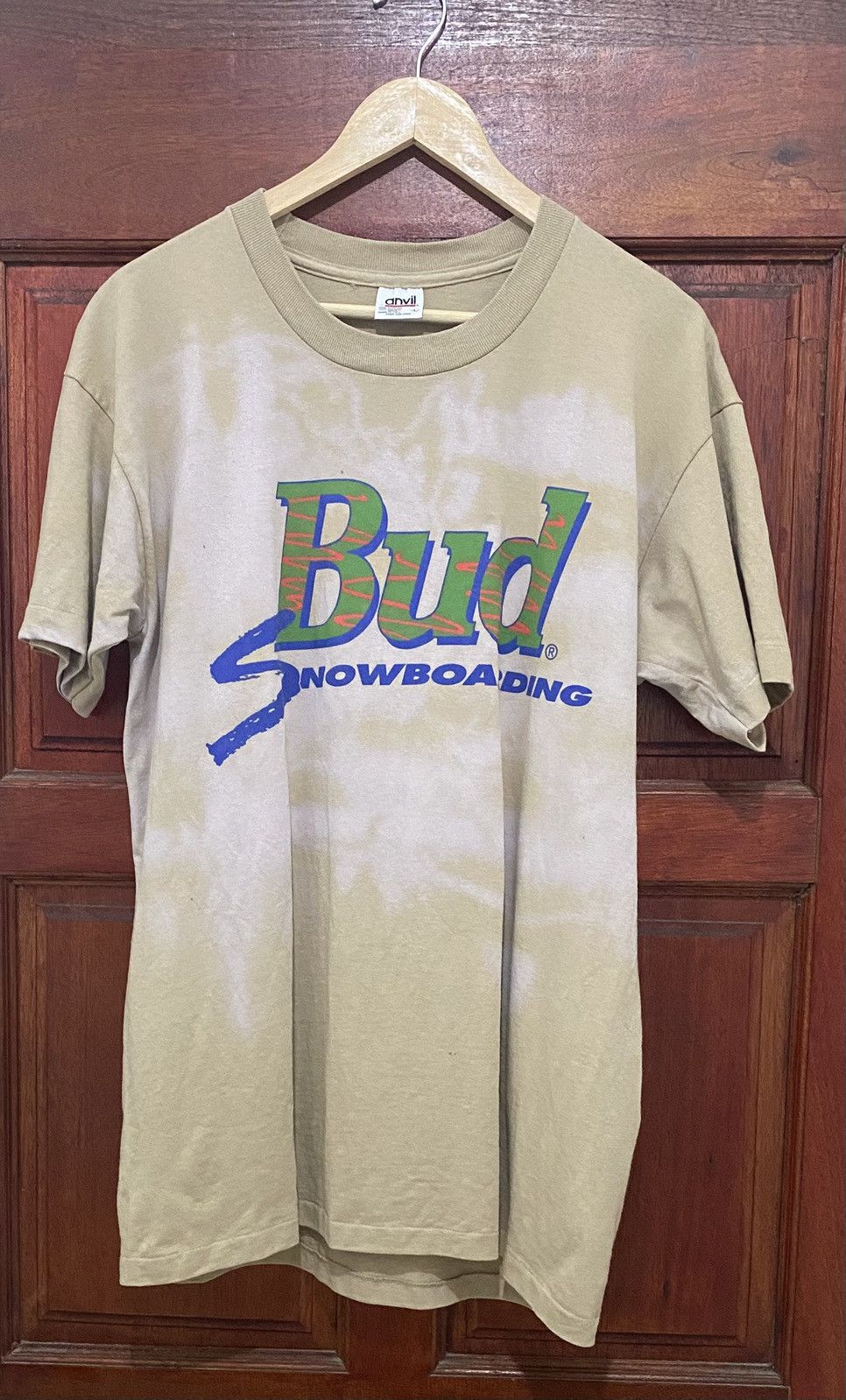 Budweiser Vintage 90s Budweiser Snowboarding Art Design T-shirt Usa Size US L / EU 52-54 / 3 - 2 Thumbnail