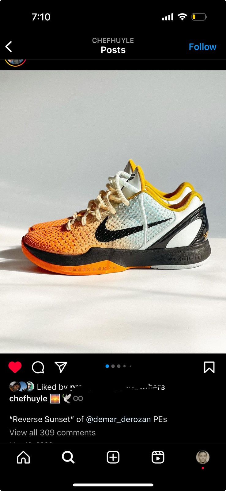 Nike Kobe Del Sol Custom Demar Derozan PE Flip