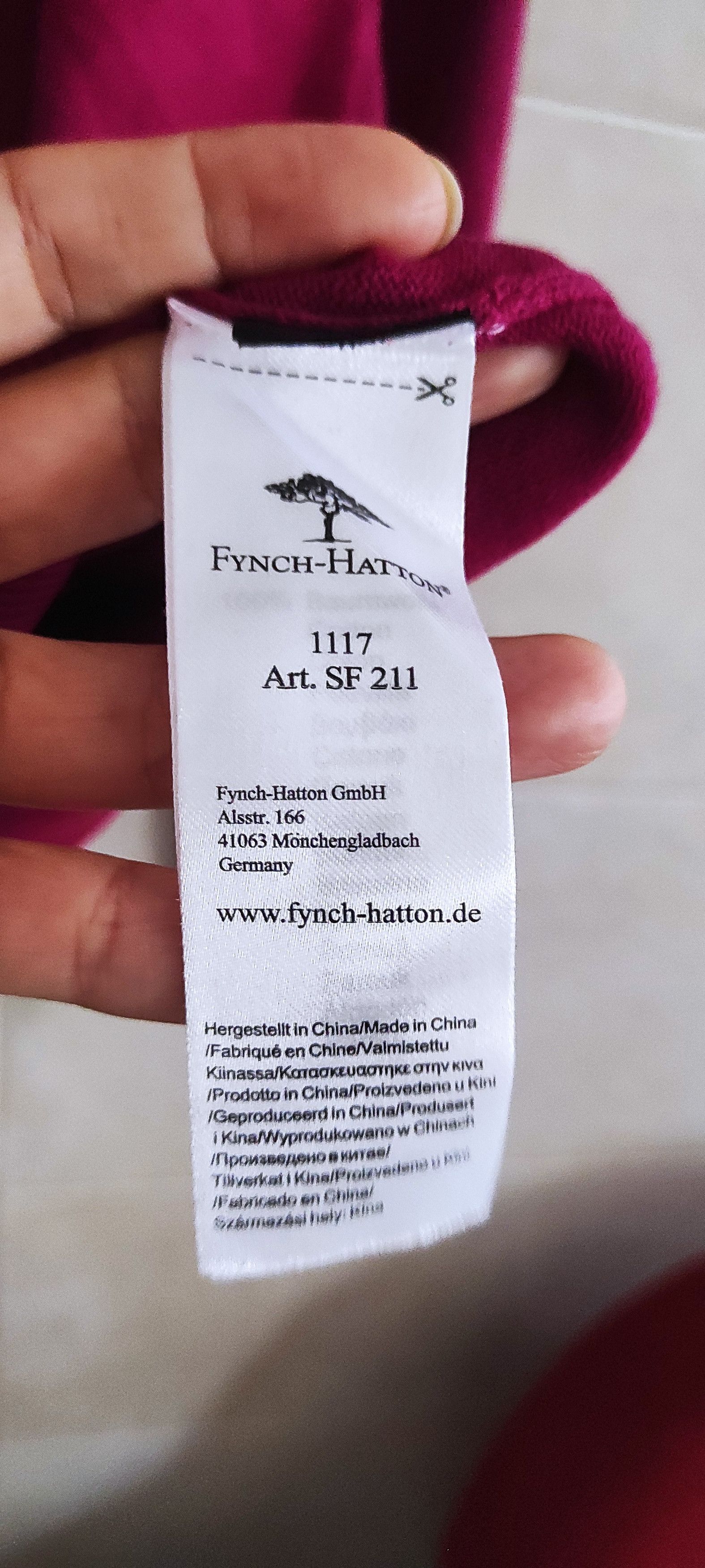 Other Fynch-Hatton V-neck Knitting Sweater Made Of 100% Cotton Size US XL / EU 56 / 4 - 10 Thumbnail