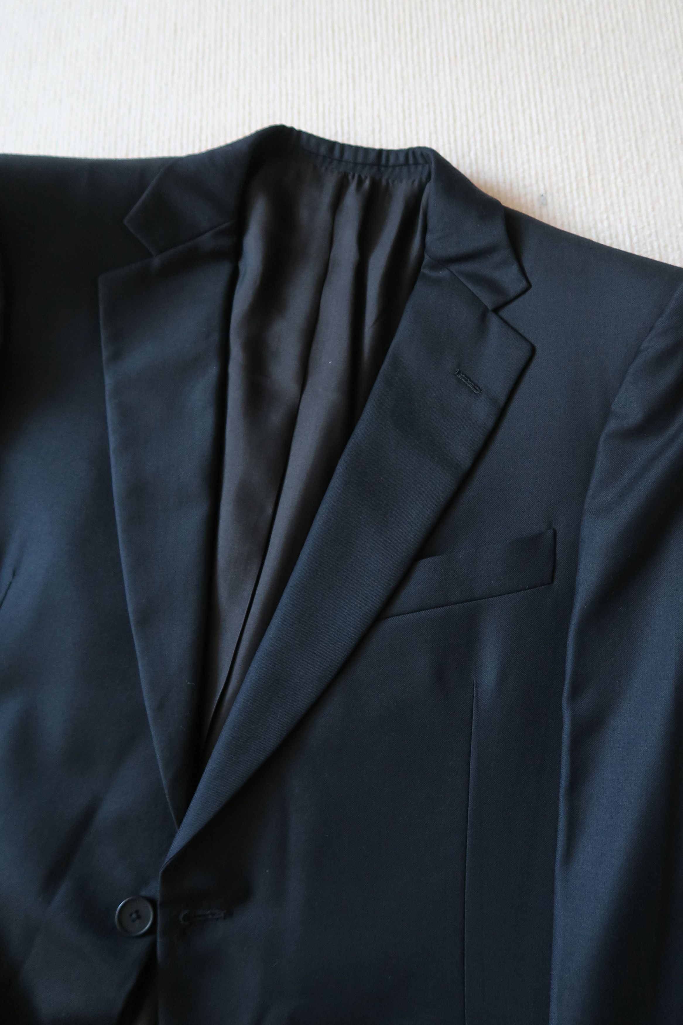 Bottega Veneta Bottega Veneta Black Suit Blazer Trousers Size 52R - 18 Thumbnail