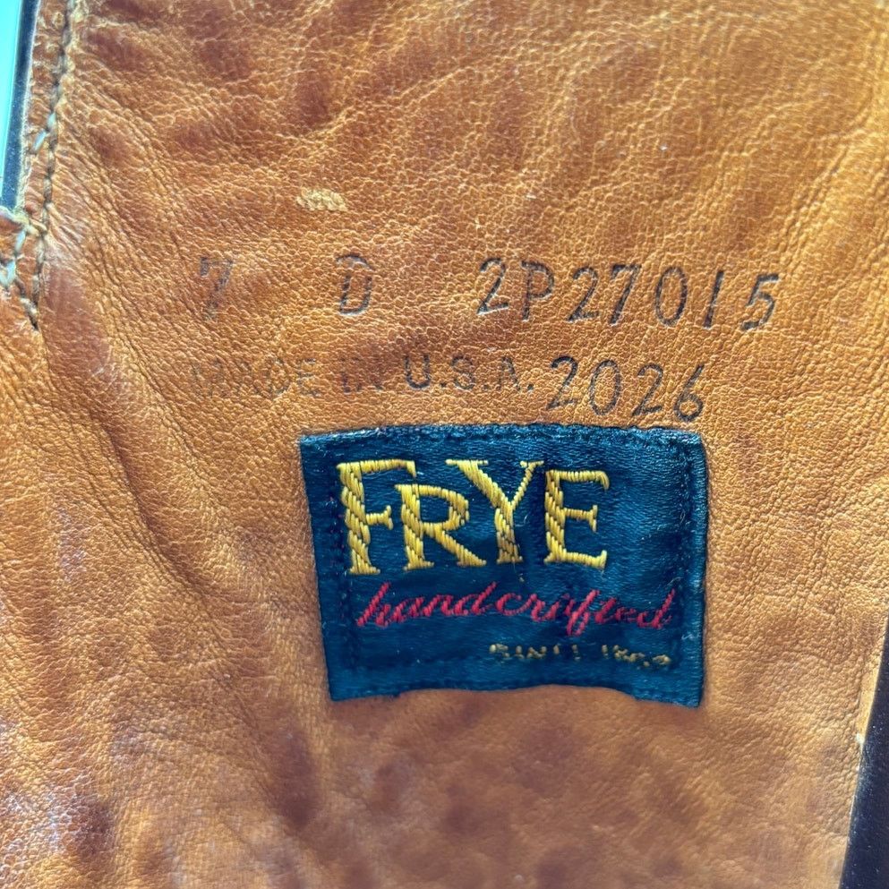 Frye Vintage 60s Frye Black Label Leather Roper Boots Men's 7D Size US 7 / EU 40 - 9 Thumbnail