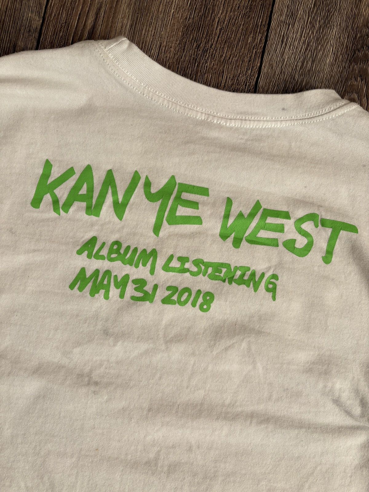 Rap Tees Kanye West Wayoming L/S 2018 Album Listening Long Sleeve Tee Size US M / EU 48-50 / 2 - 16 Thumbnail