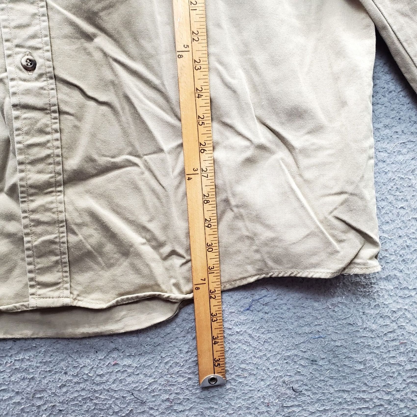 Vintage Tyndale Flame Resistant Shirt Men 2XL Brown Long Sleeve Flap Pockets Button Down - Premium Quality & Features Size US XXL / EU 58 / 5 - 3 Thumbnail