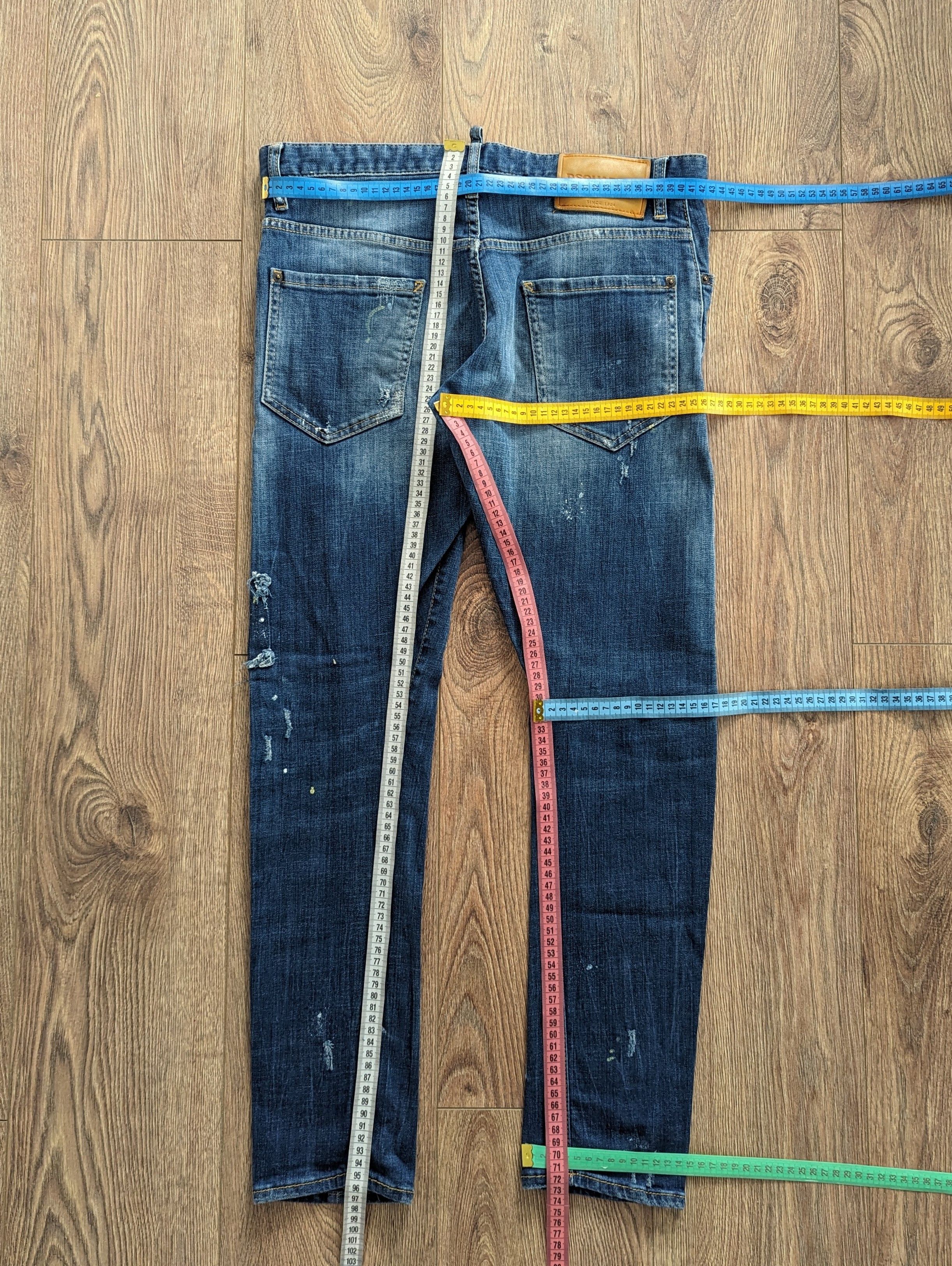 Dsquared2 Dsquared2 Sexy Twist Jeans Men's Blue Pants Made In Italy Size US 32 / EU 48 - 24 Thumbnail