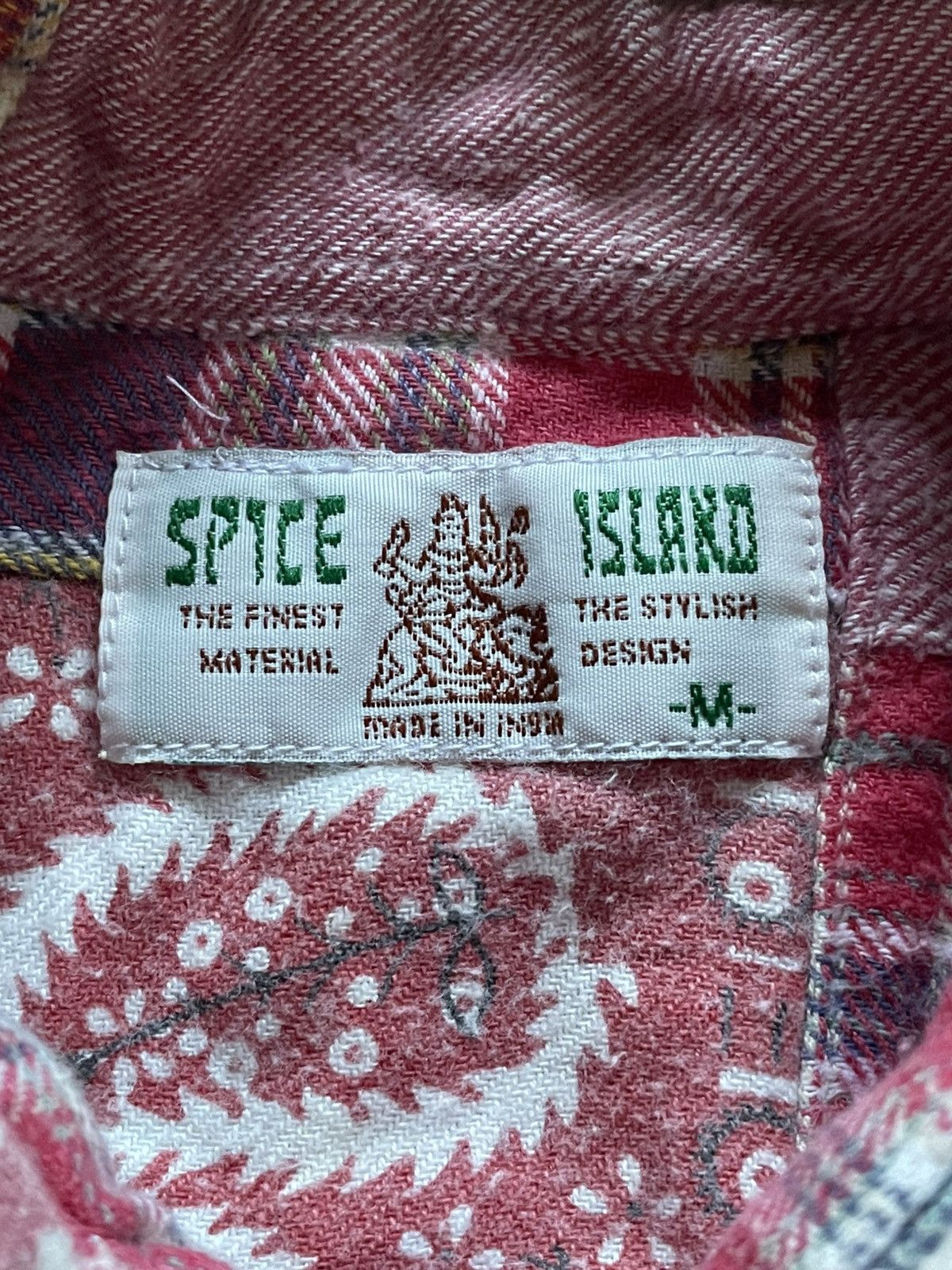 Japanese Brand Spice Island Patch Work Flannel Paisley Pattern Button Ups Size US M / EU 48-50 / 2 - 7 Thumbnail