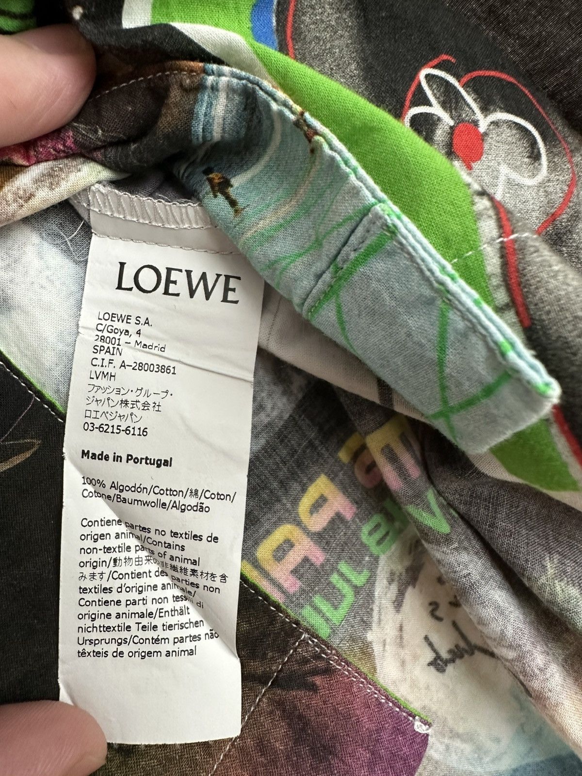 Loewe LOEWE Paulas Ibiza Club Flyer print boxy relaxed shirt S Size US S / EU 44-46 / 1 - 3 Thumbnail