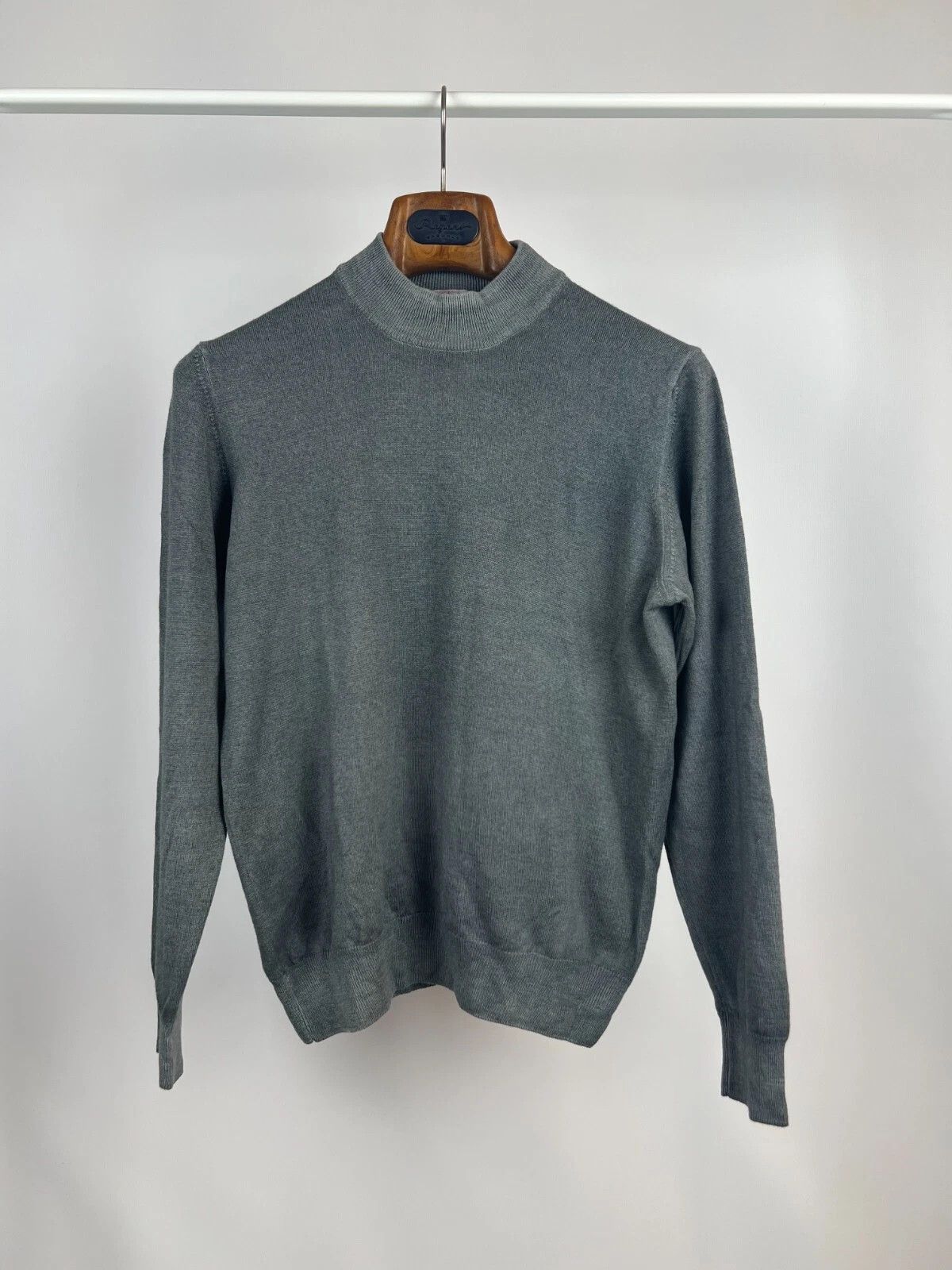 Gran Sasso Mens Lana Wool Italian Slim Sweater Pullover