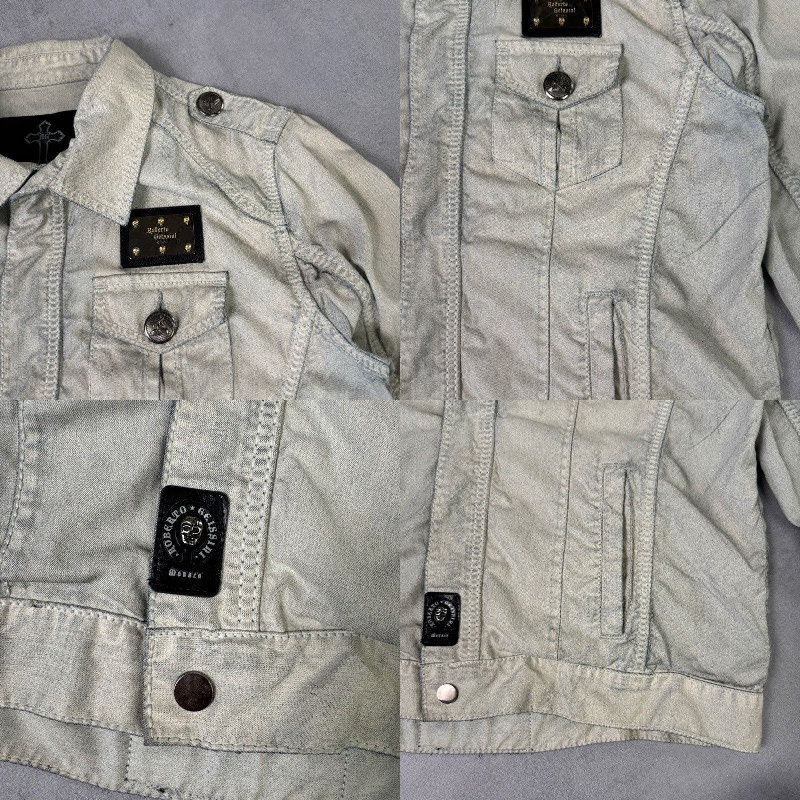 Vintage Roberto Geissini Men Jacket Size M Biker Size US M / EU 48-50 / 2 - 23 Thumbnail