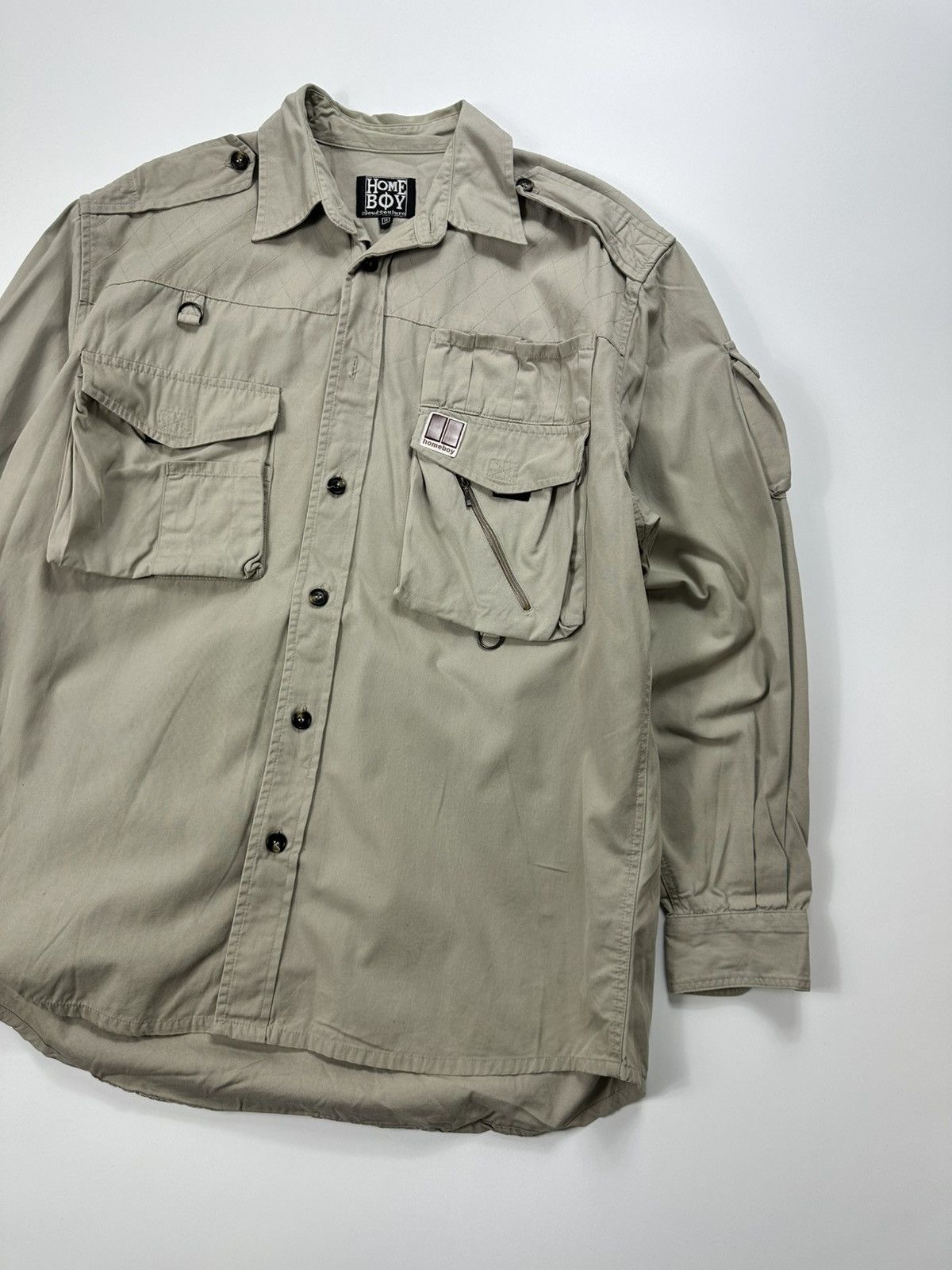 Japanese Brand Home Boy Multi Pocket Shirt Logo Size US M / EU 48-50 / 2 - 4 Thumbnail