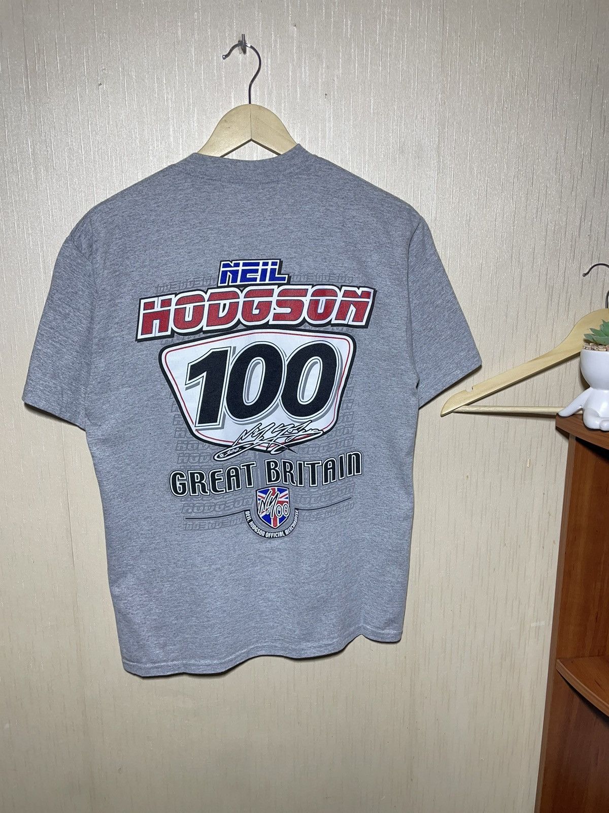 Vintage Neil Hodgson Superbike racing T shirt vintage Size US M / EU 48-50 / 2 - 1 Thumbnail