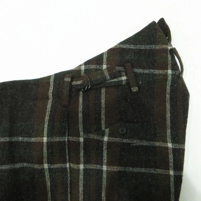 Yohji Yamamoto Yohji Yamamoto POUR HOMME Check Pattern/Wool Pants Size US 36 / EU 52 - 5 Thumbnail