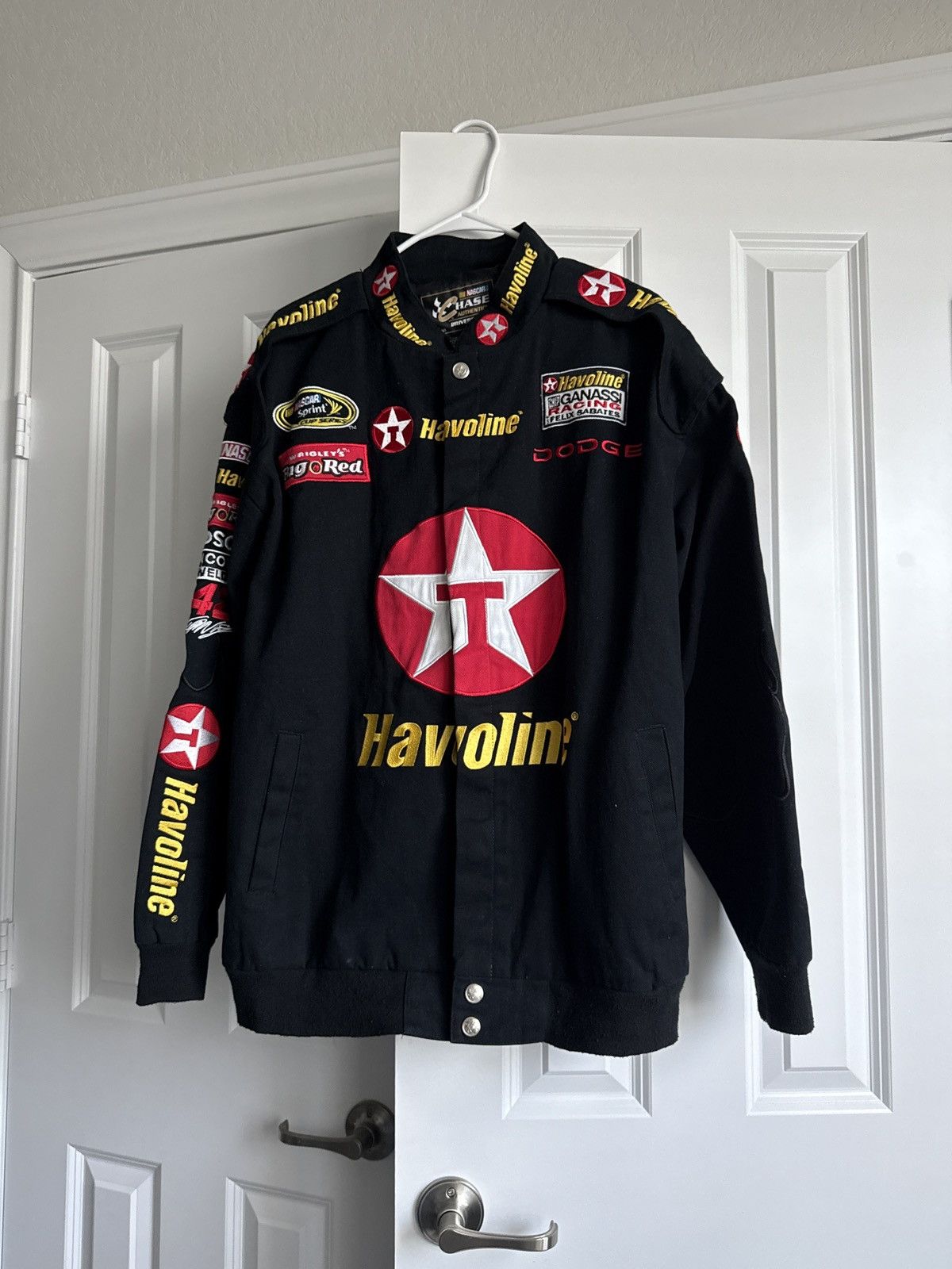 Chase Authentics Vintage Texaco Havoline NASCAR Racing Jacket Size US XL / EU 56 / 4 - 1 Thumbnail