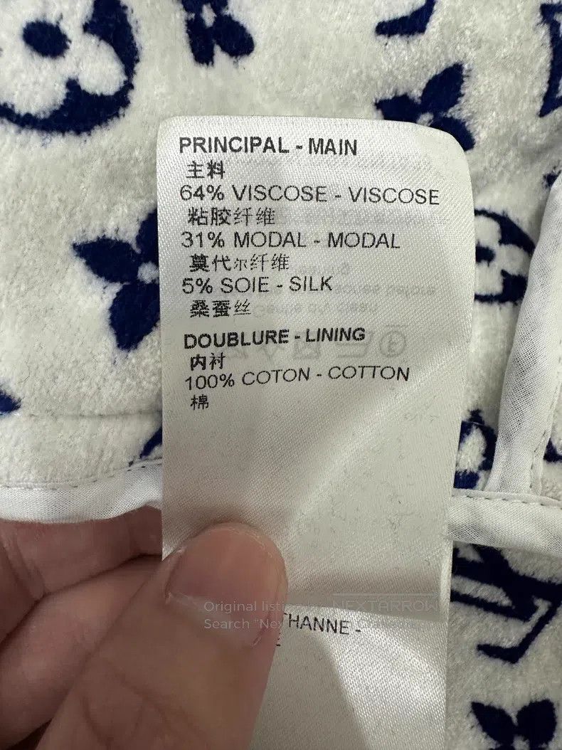 Louis Vuitton Louis Vuitton Blue and white jacquard hooded long-sleeved Size XS / US 0-2 / IT 36-38 - 8 Thumbnail