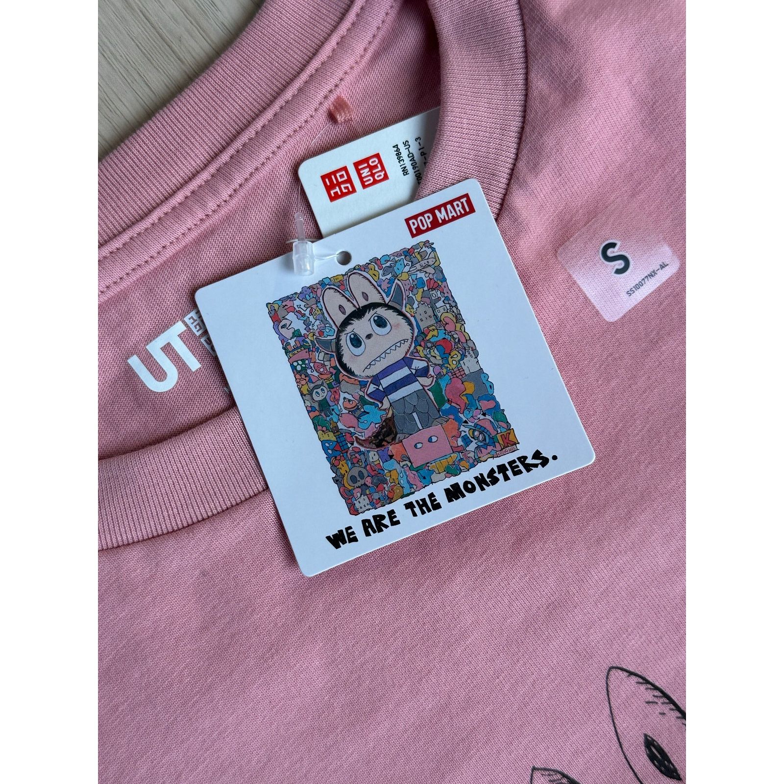 Uniqlo Uniqlo x Pop Mart Monsterland Labubu Pink Shirt - Size S-New Size S / US 4 / IT 40 - 8 Thumbnail