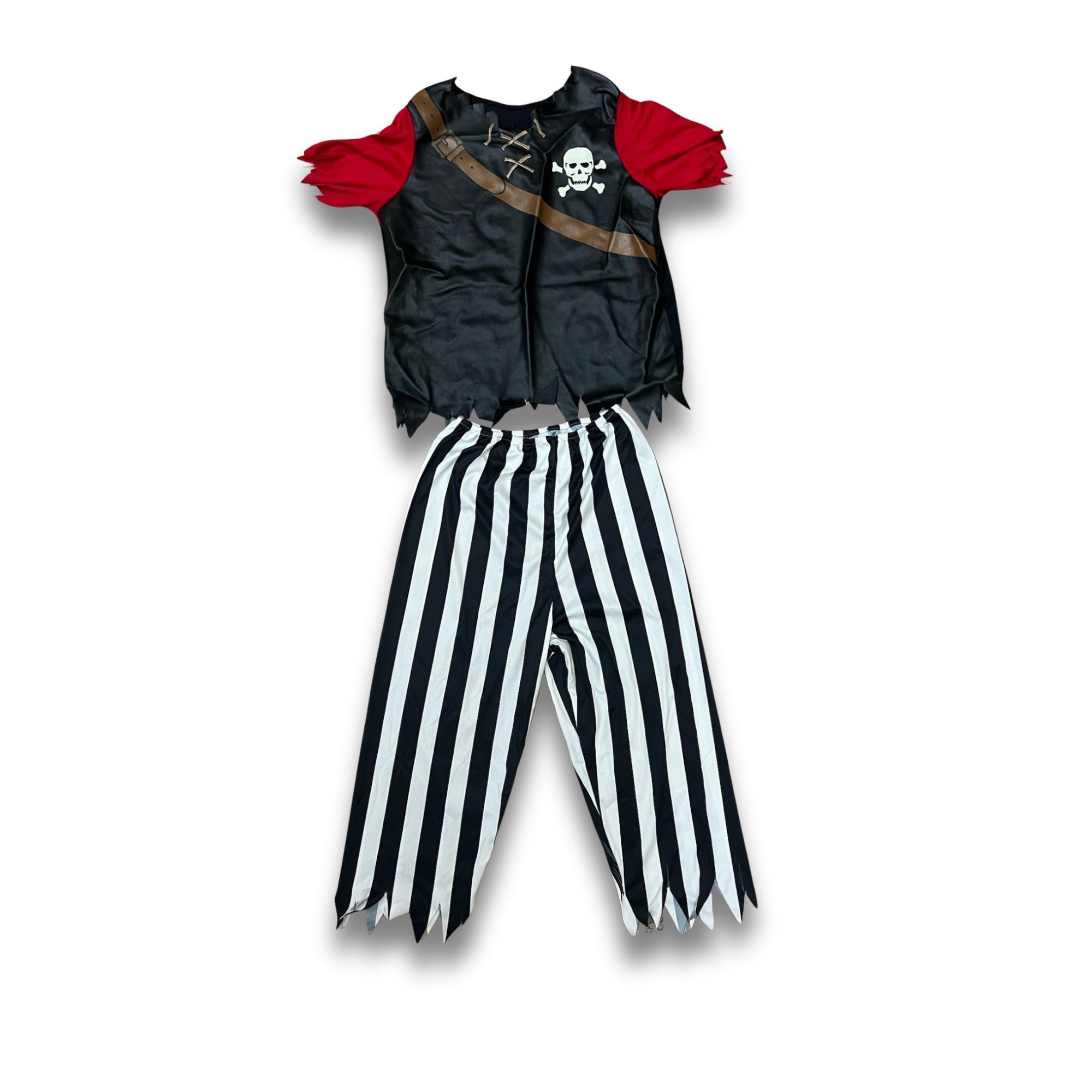 Other Kids Pirate Halloween Costume Set With Skull Top & Striped P Size US M / EU 48-50 / 2 - 2 Thumbnail