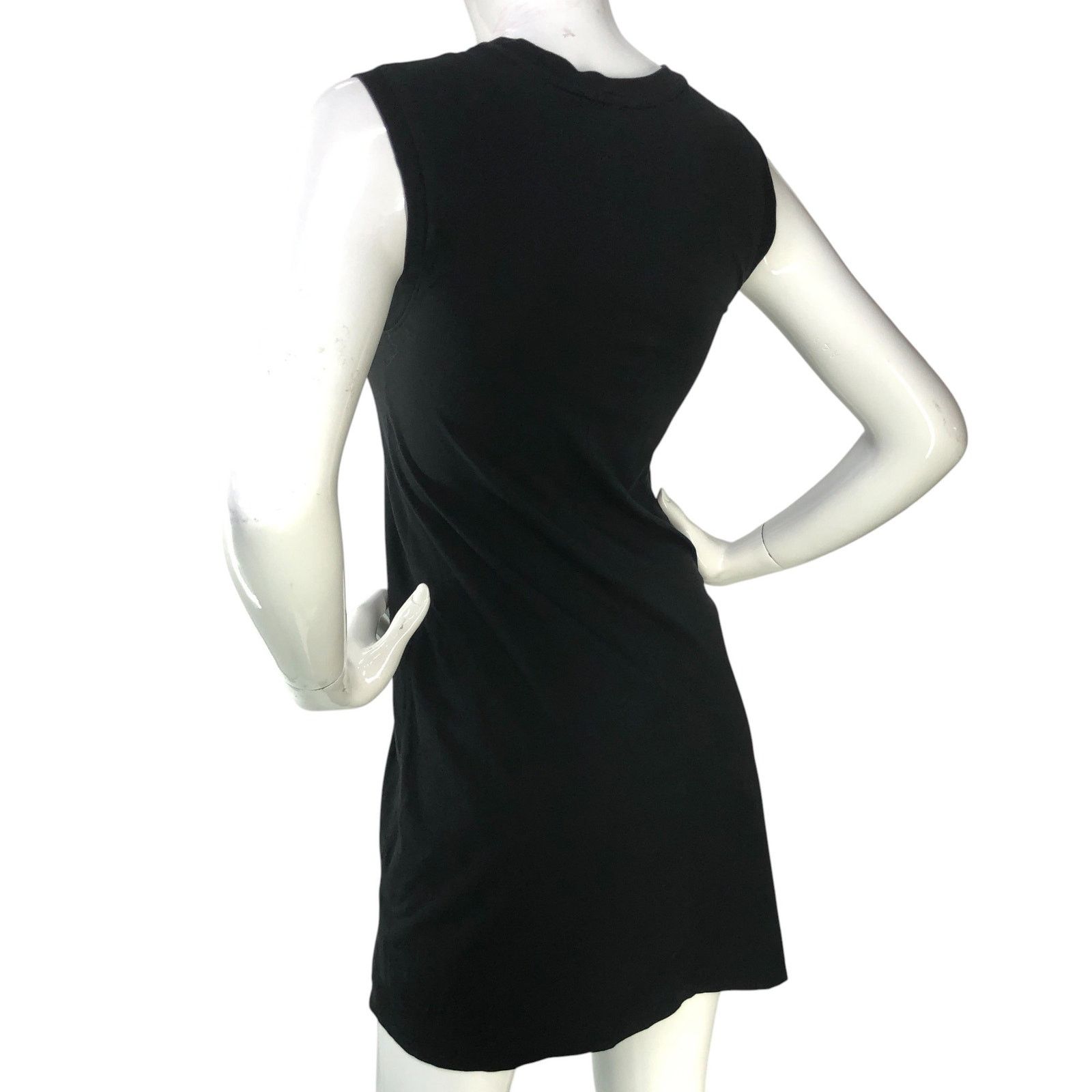 ATM Anthony Thomas Melillo ATM Anthony Thomas Melillo Sz XS Dress Gathered Front Black Size XS / US 0-2 / IT 36-38 - 6 Thumbnail