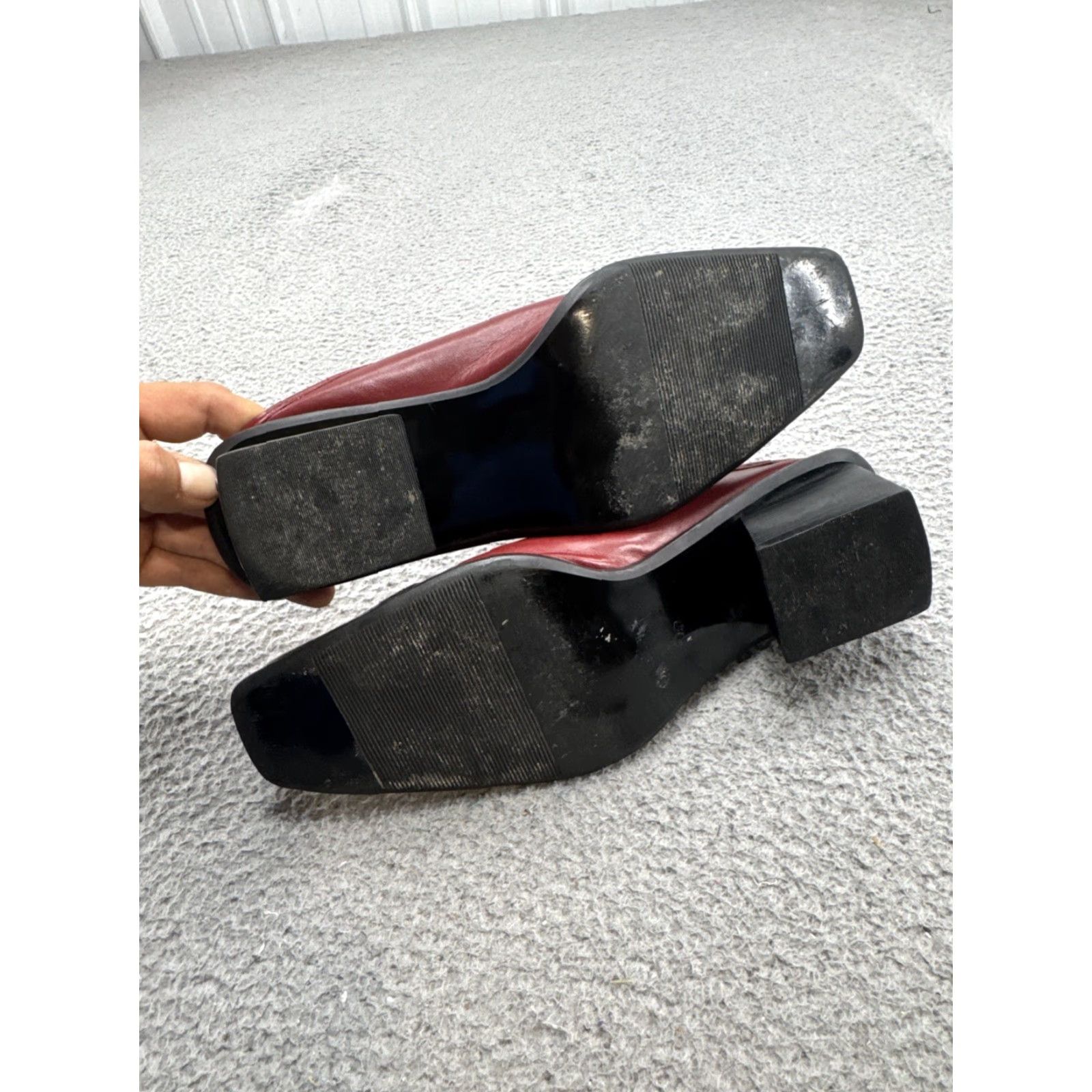 Harley Davidson Harley-Davidson Dawn Slides Women’s 8 M Leather & Snake Skin Mules Slip On Shoes Red Size US 8 / IT 38 - 6 Thumbnail