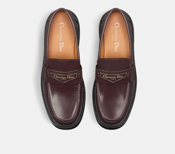 Dior o1w1db11124 Brushed Calfskin Boy Loafers in Amaranth Size US 12 / IT 42 - 4 Thumbnail