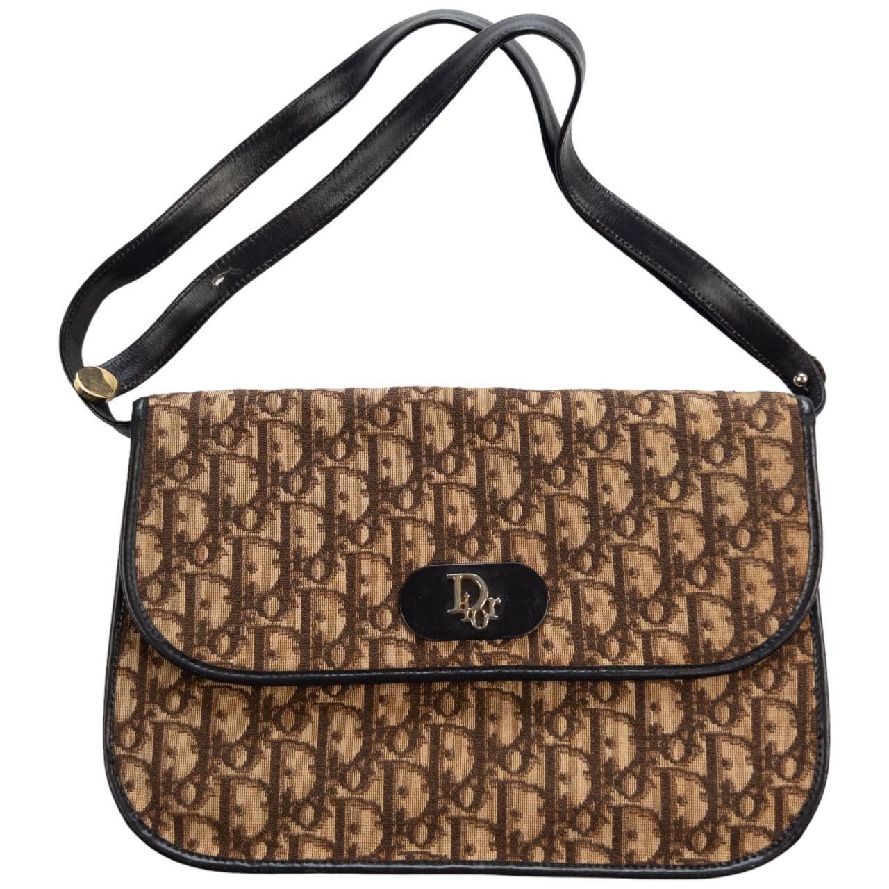 Dior Vintage Chrisitan Dior Monogram Shoulder Bag Size ONE SIZE - 1 Thumbnail