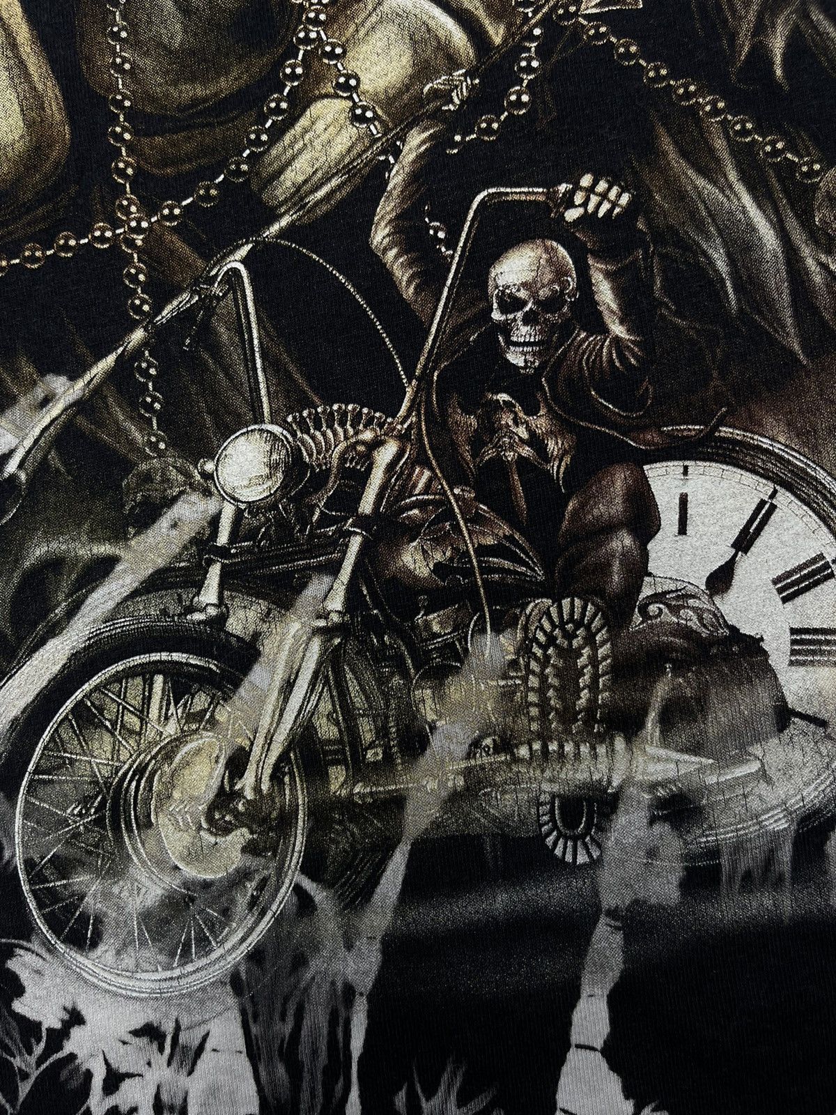 Vintage Vintage Wild Bike Riders Skull Full Print Y2K Size US M / EU 48-50 / 2 - 5 Thumbnail