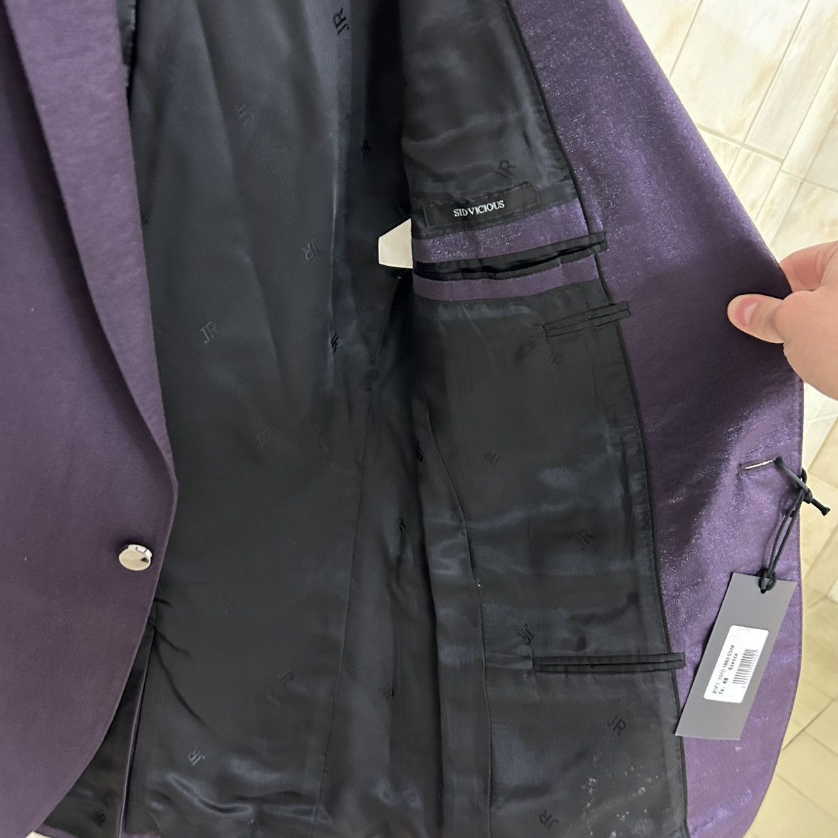 John Richmond JOHN RICHMOND Luminous Tailored Blazer Size 48R - 13 Thumbnail