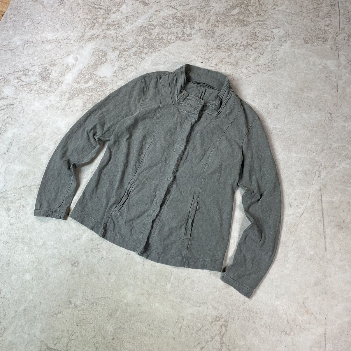 Transit Uomo Transit Par Such Fabric Washed Cotton Avant Garde Jacket Size XXS / US 00 / IT 34 - 2 Thumbnail