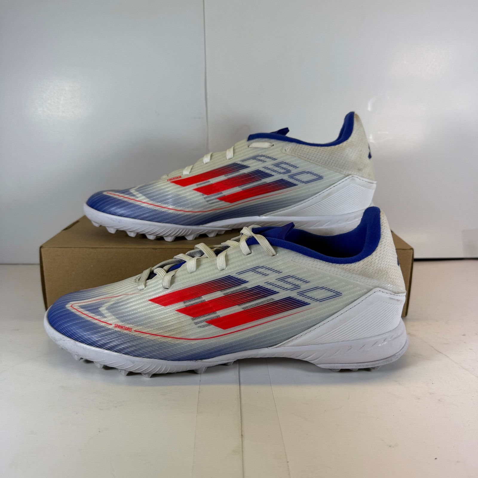 Adidas Adidas F50 Club Football White/Multicolor Size 7.5 Youth Size US 7.5 / IT 37.5 - 1 Thumbnail