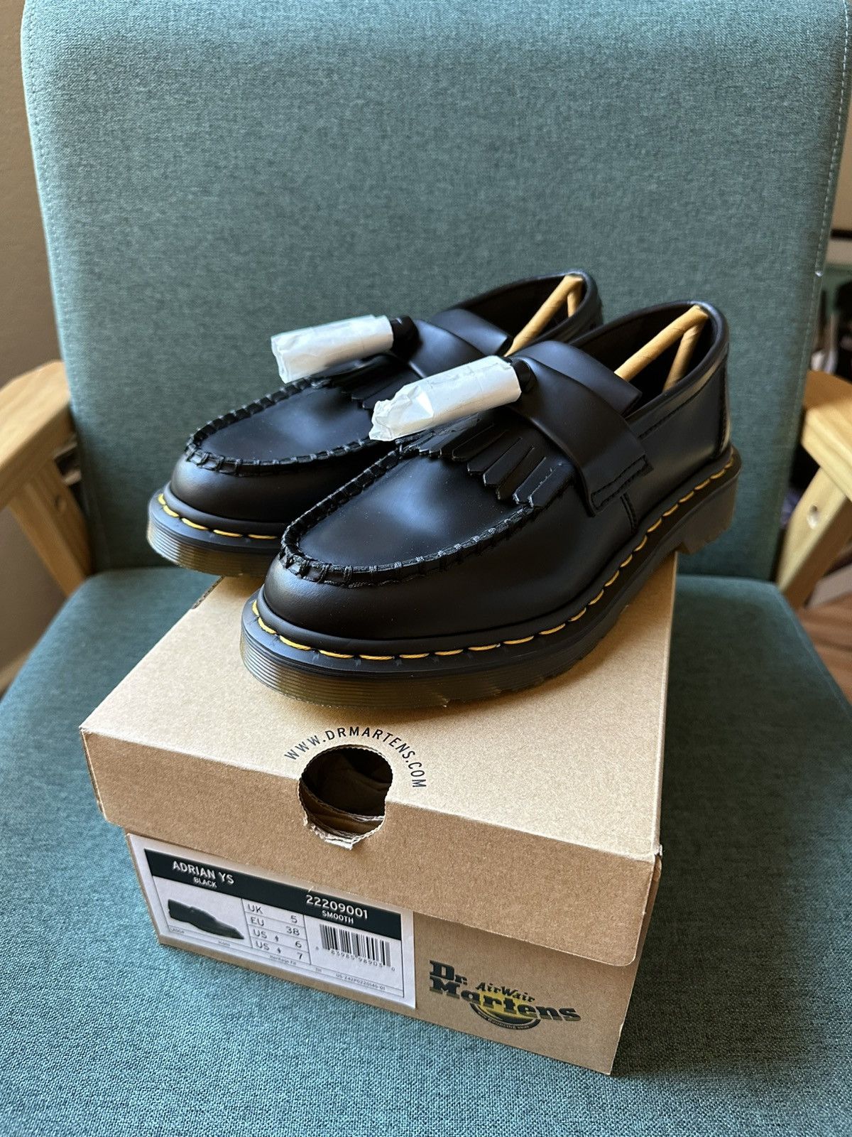 Dr. Martens Dr. Martens Adrian YS BLACK | Grailed