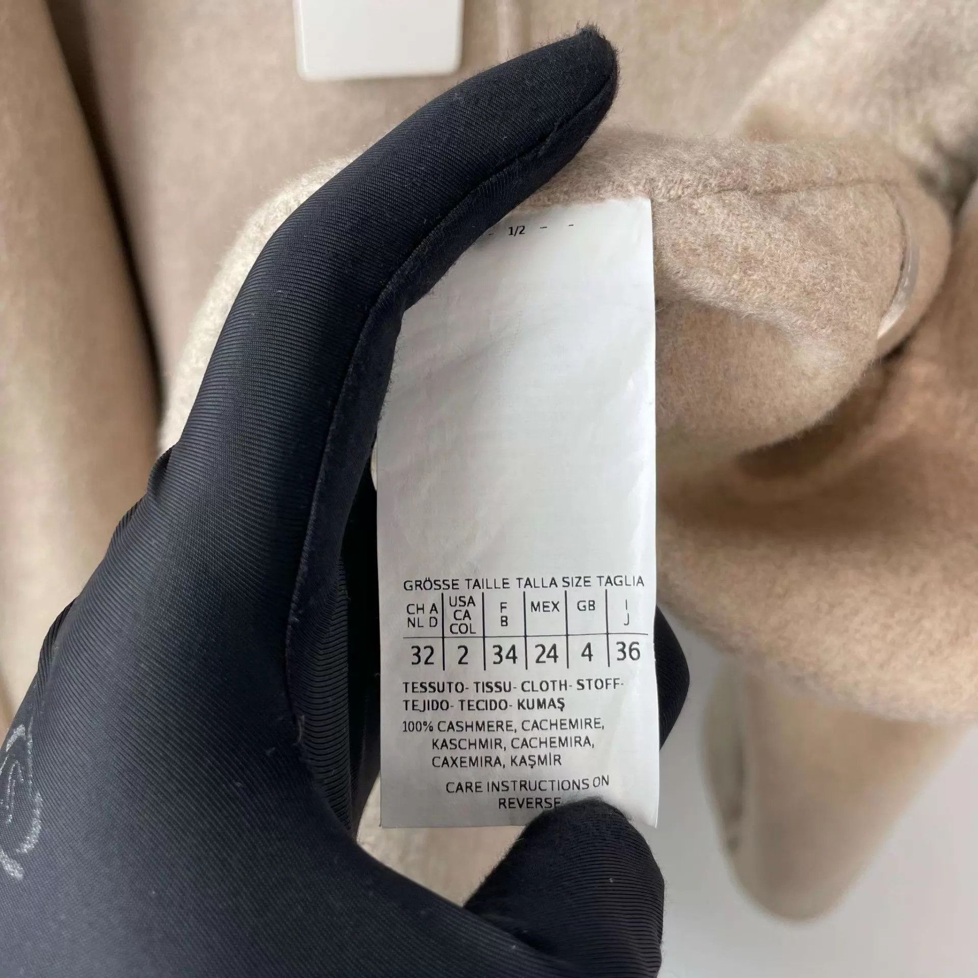 Max Mara Maxmara 95 New Women's Cashmere Coat Size 155/80A Size XS / US 0-2 / IT 36-38 - 6 Thumbnail