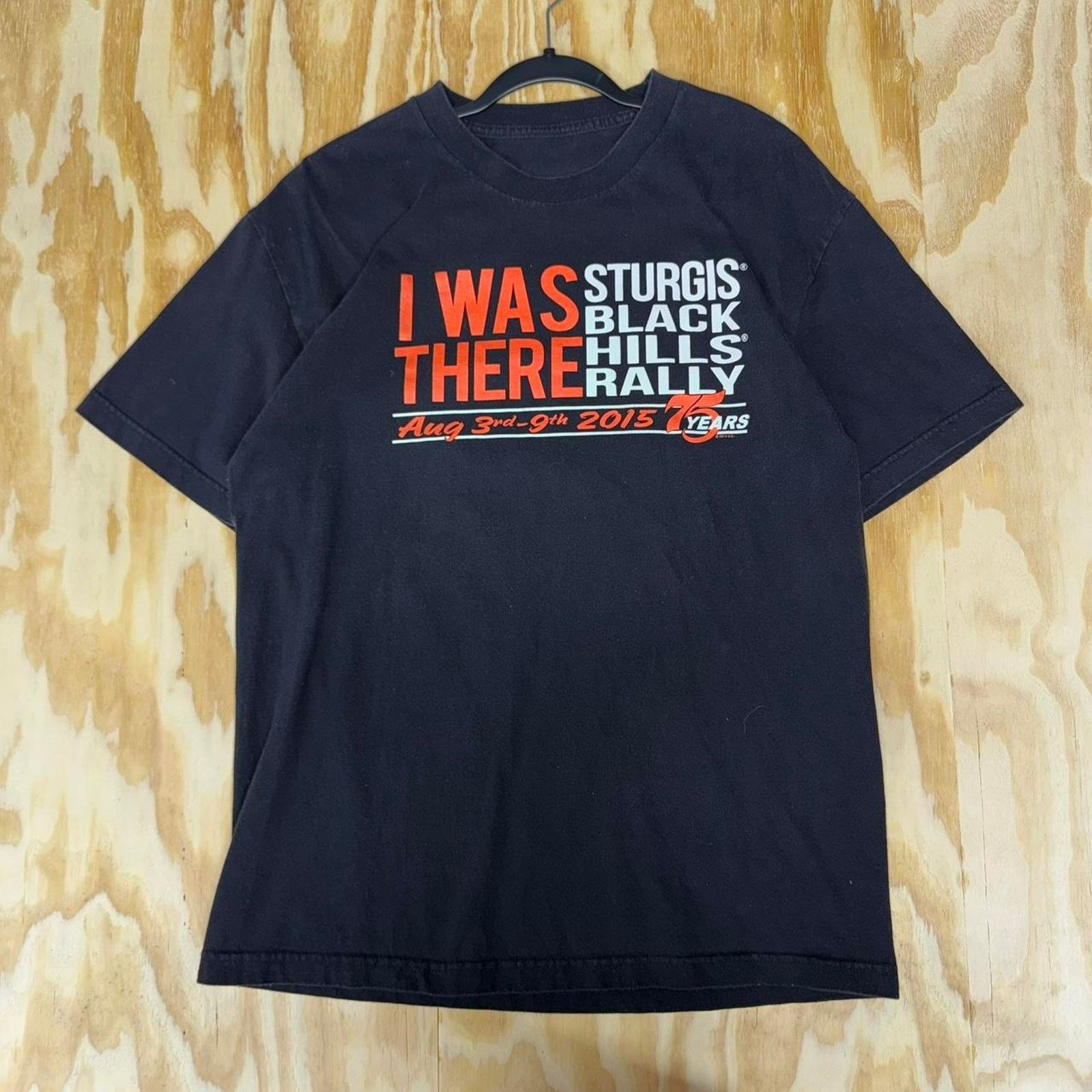 Vintage 2015 i was there sturgis black hills motorcycle t-shirt Size US L / EU 52-54 / 3 - 1 Thumbnail