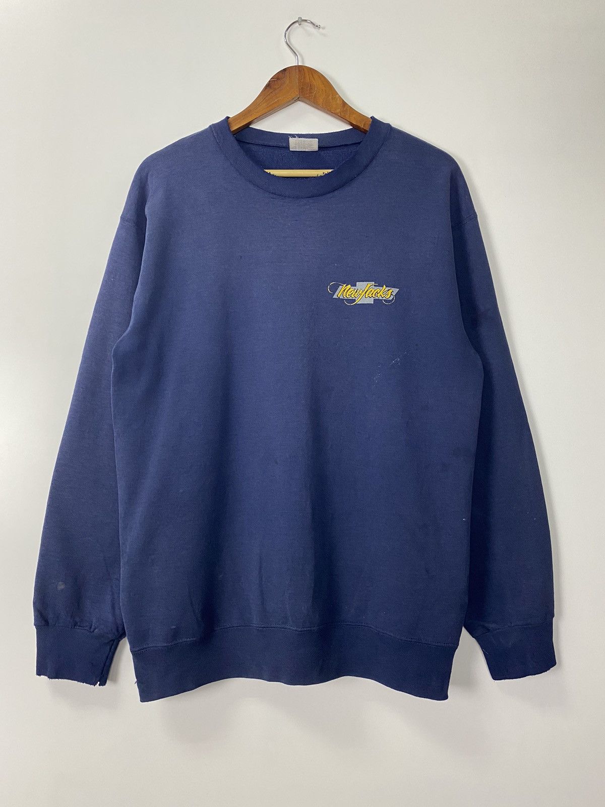 Vintage Vintage 90s Newfucks Sweatshirt Size US L / EU 52-54 / 3 - 3 Thumbnail