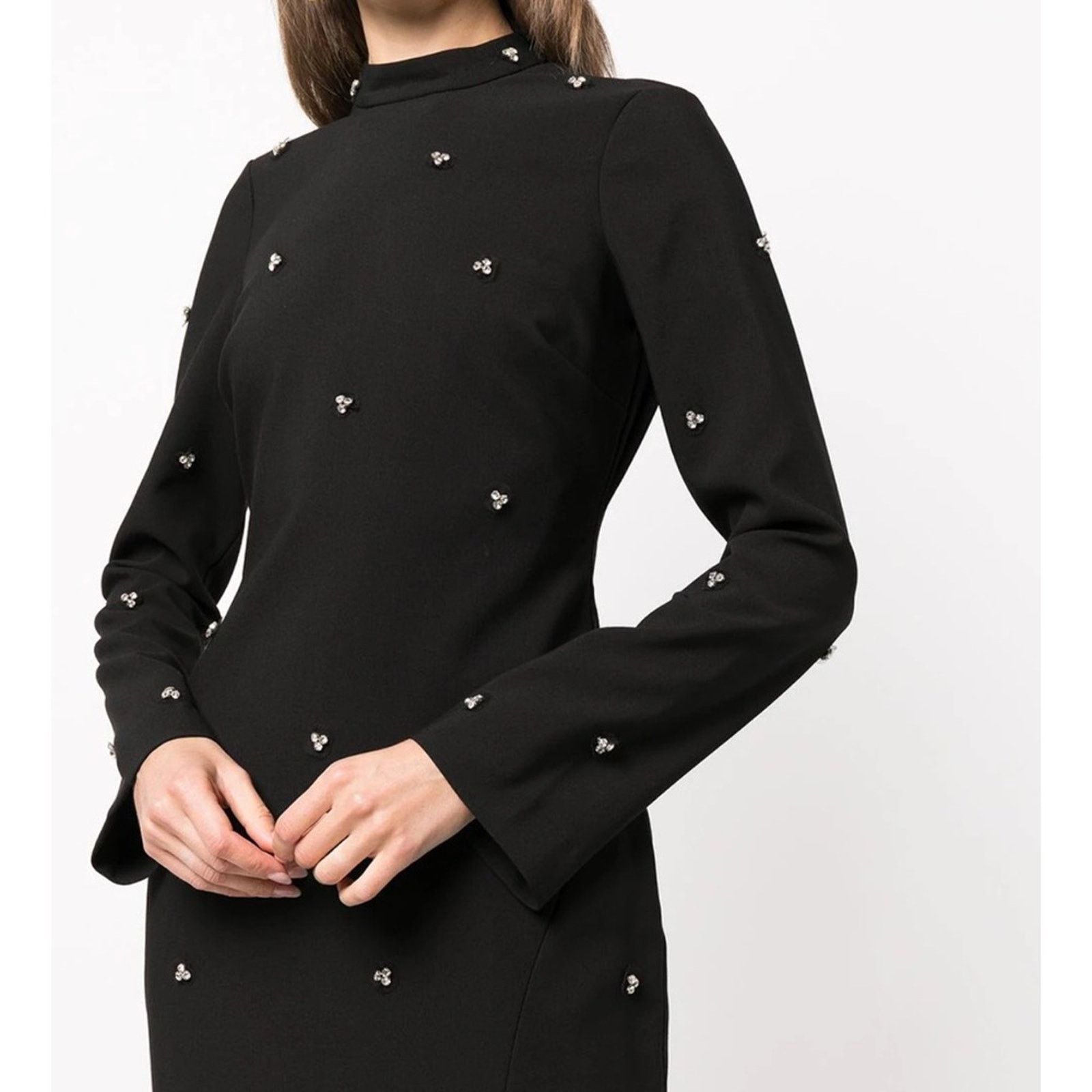 LIKELY Likely Phillips Diamond Stud Detail Mini Dress Size S / US 4 / IT 40 - 4 Thumbnail